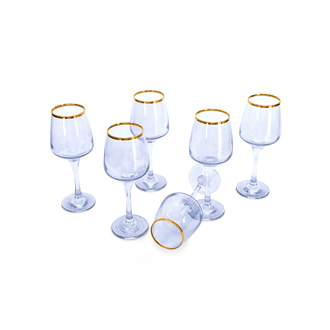 Wine Glass Set - Blossom Blue