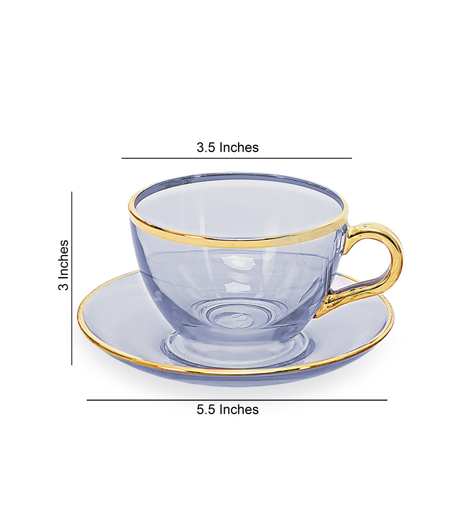 Tea Set - Blossom Blue Set Of 6