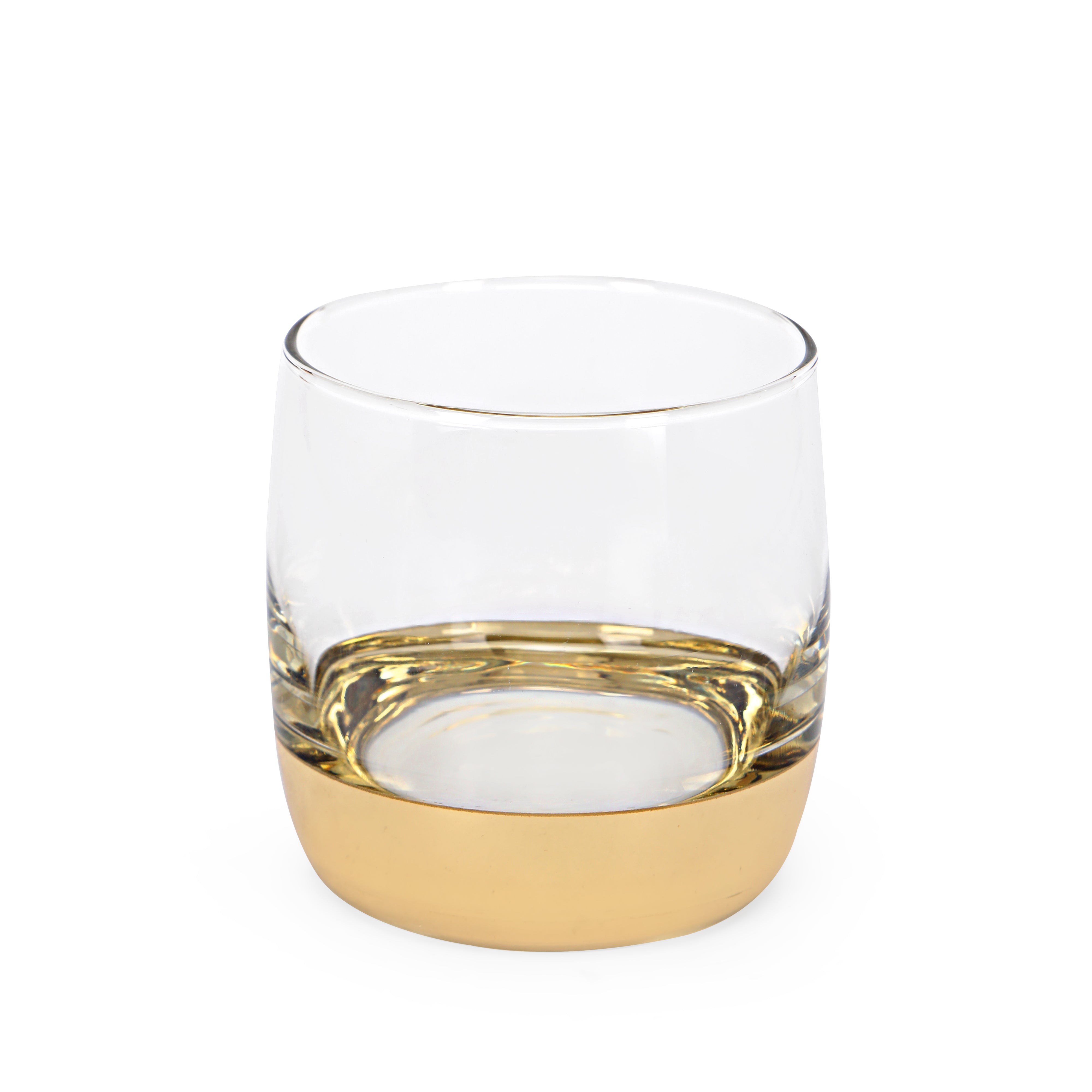 Glass Set - Gold Chrome