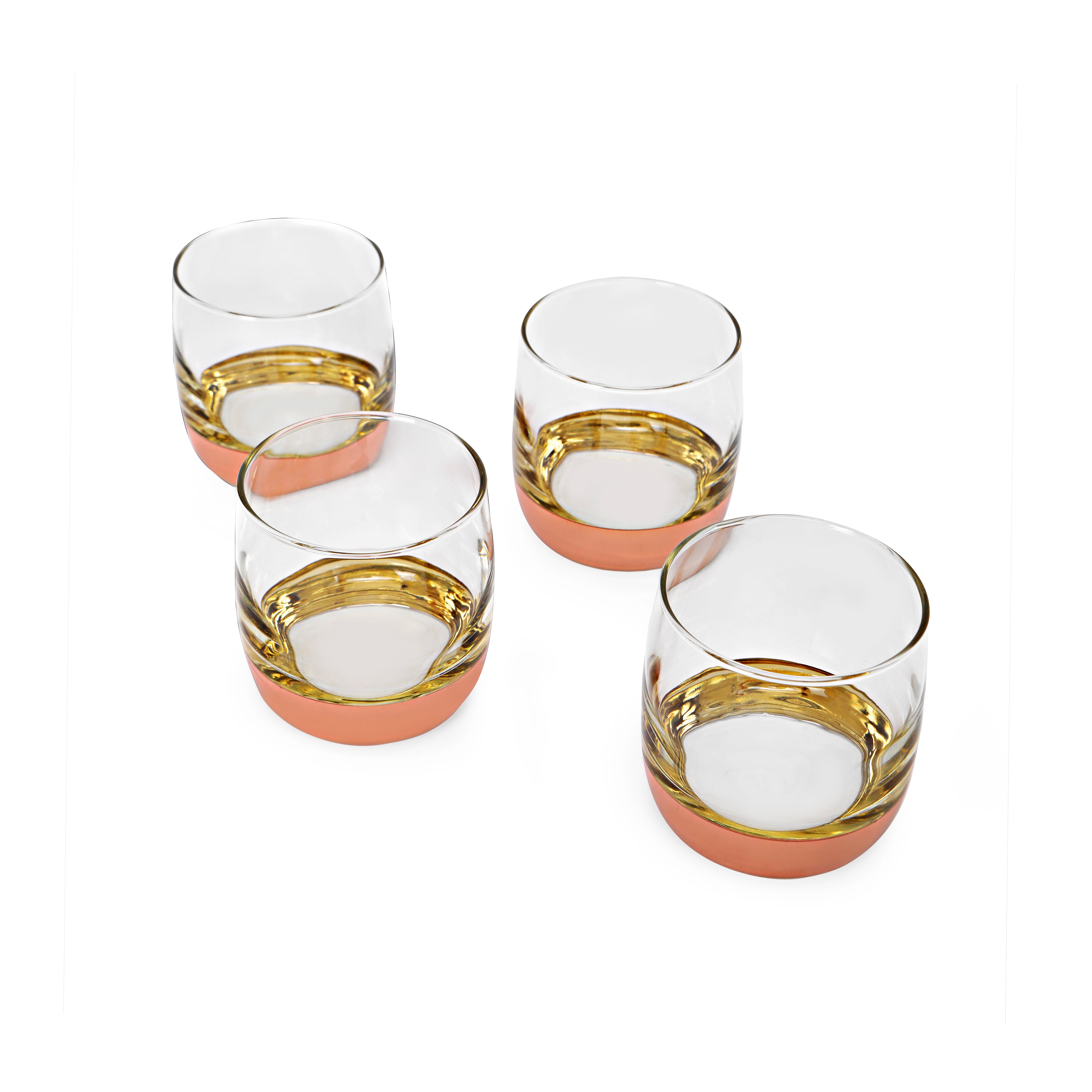 Glass Set - Copper Crome