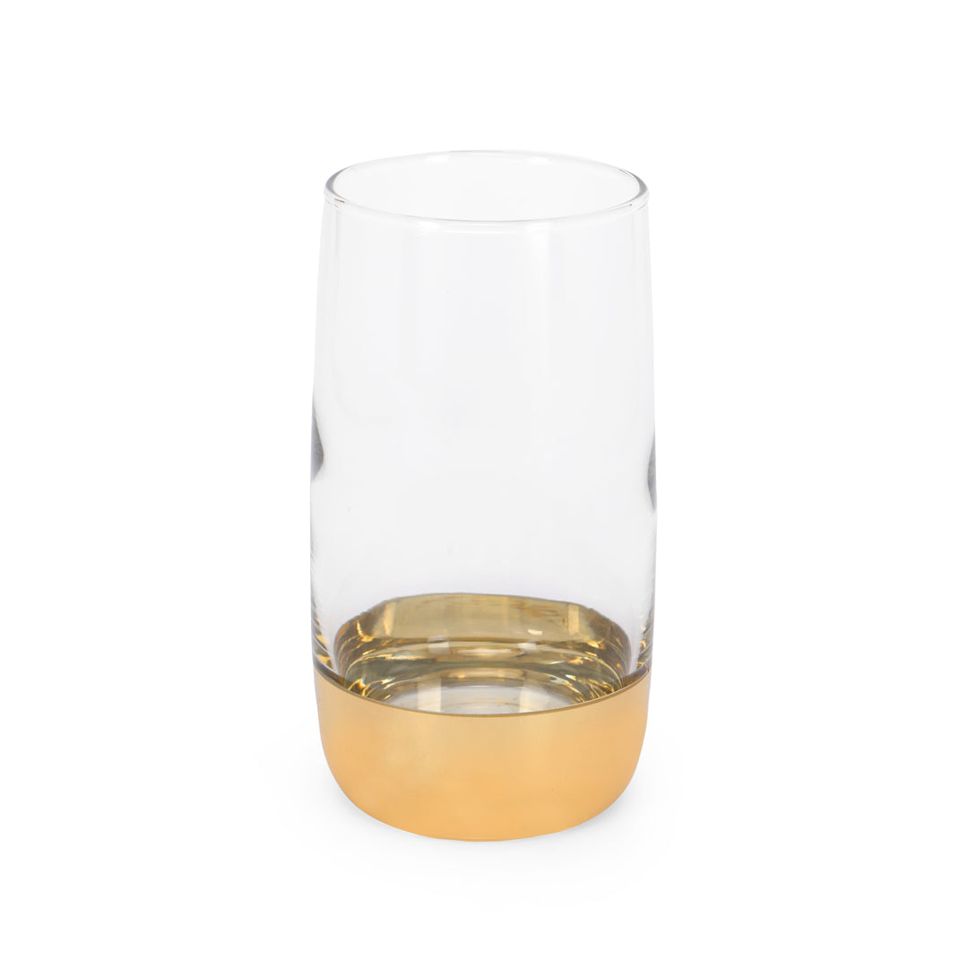 Water Glass Set - Gold Chrome Set Of 6