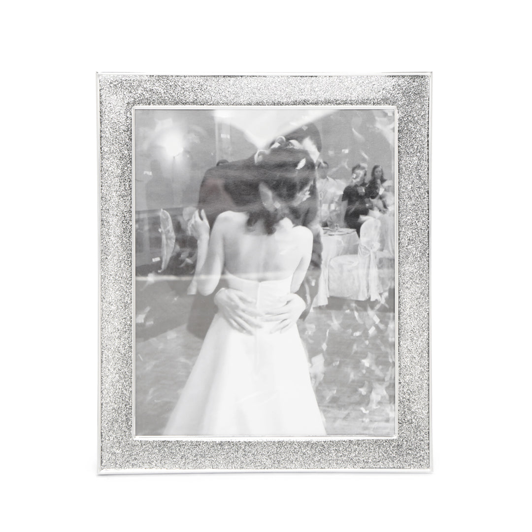 White Metal Photo Frame - Silver Swarovski Photo Frame 2- The Home Co.