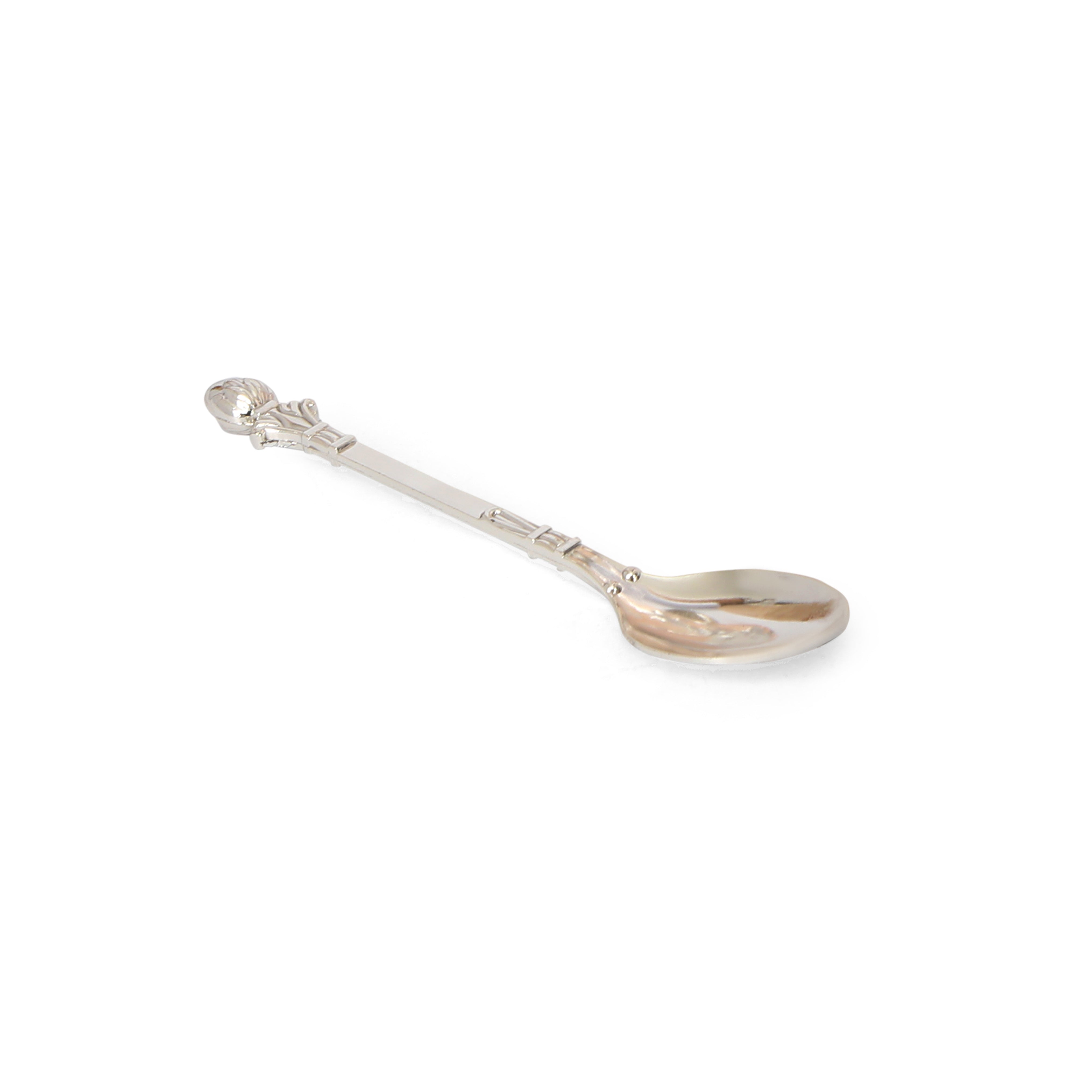 White Metal Tray With 2 Pastel Yellow Elephant & 1 Jar Set