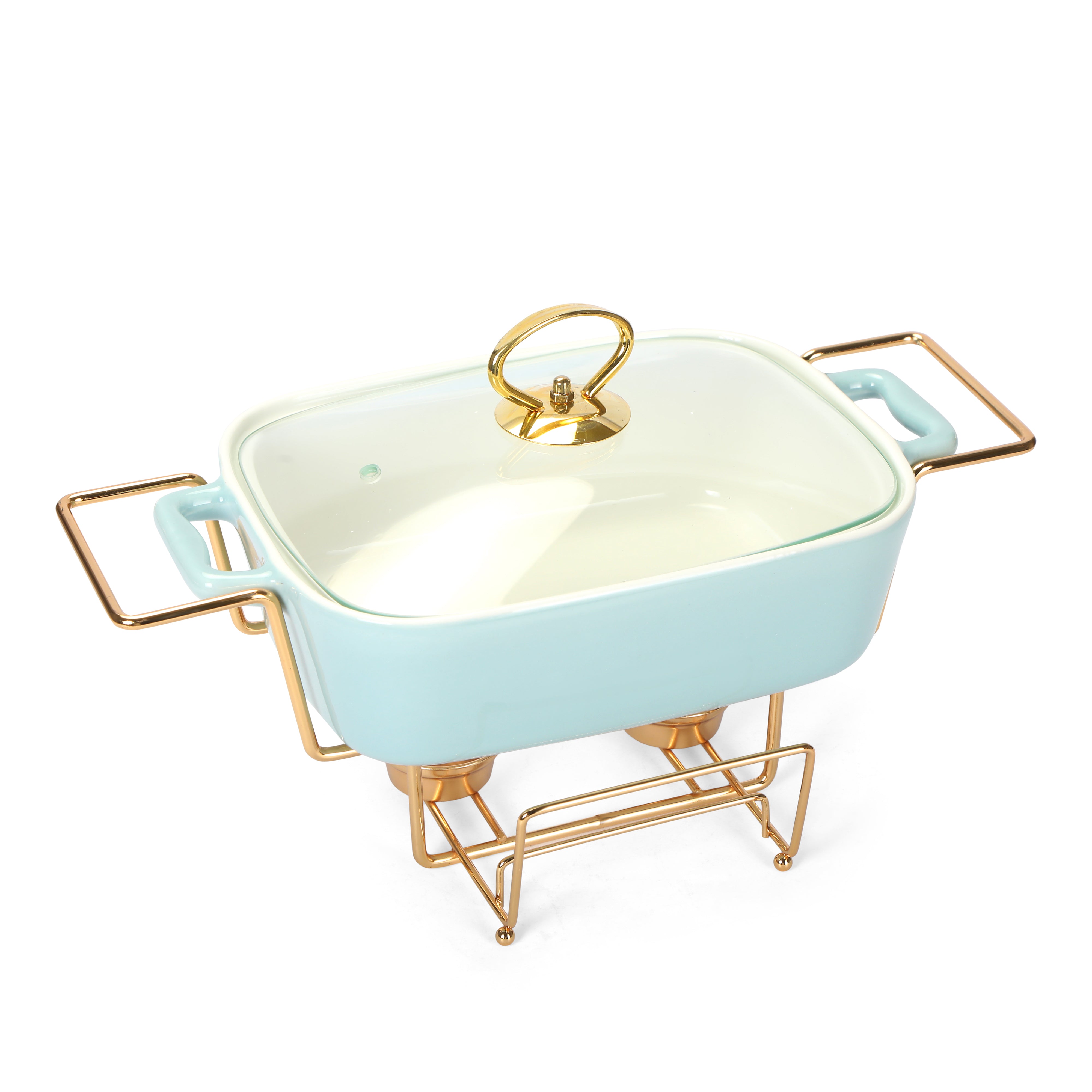 Chafing Dish Single Rectangle - Blue