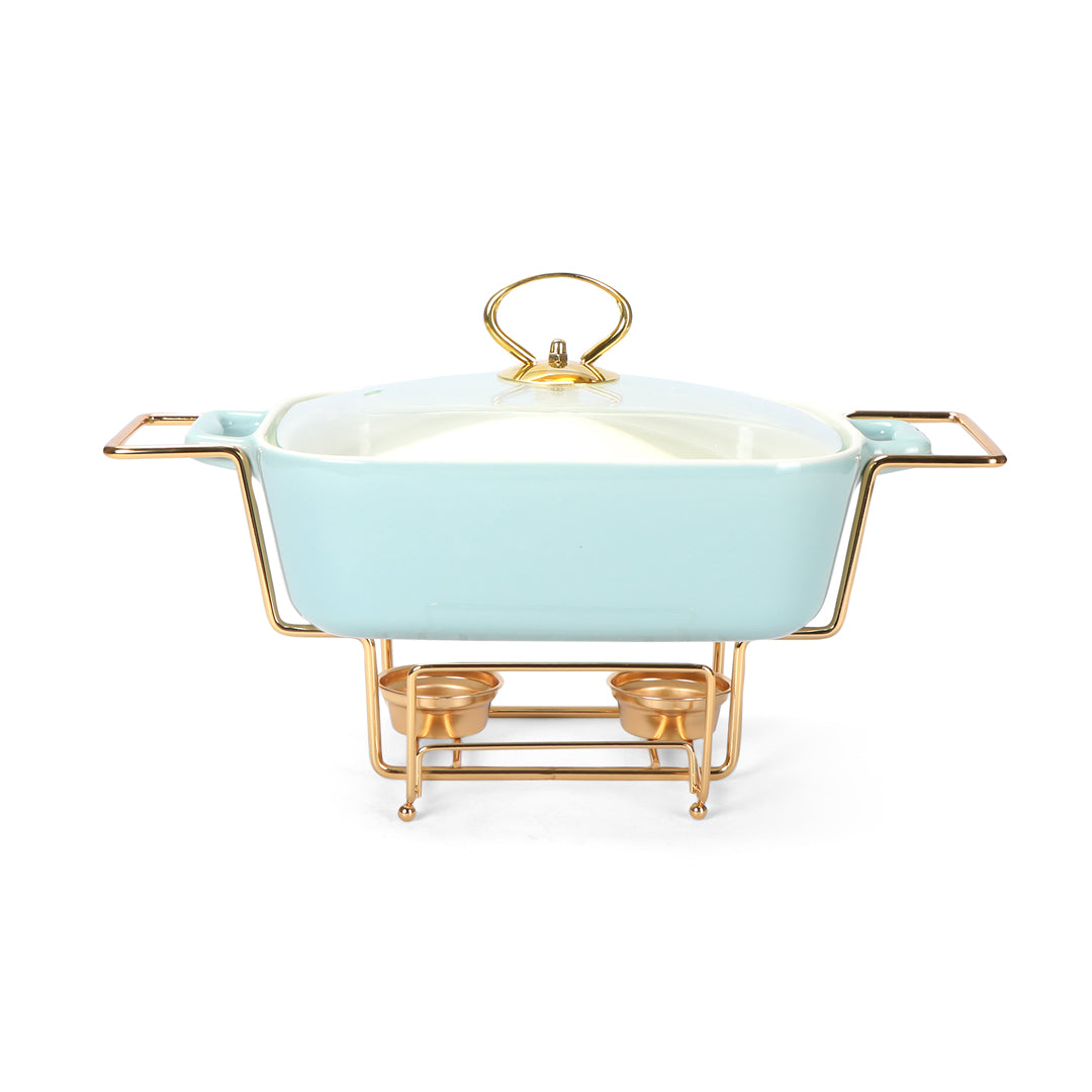 Chafing Dish Single Rectangle - Blue