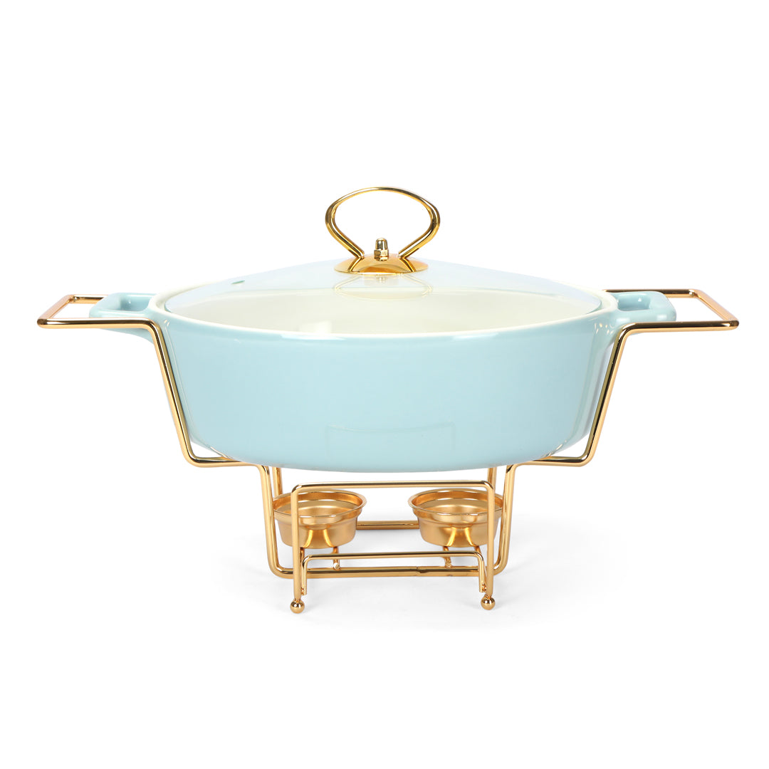 Chafing Dish Single Oval - Blue