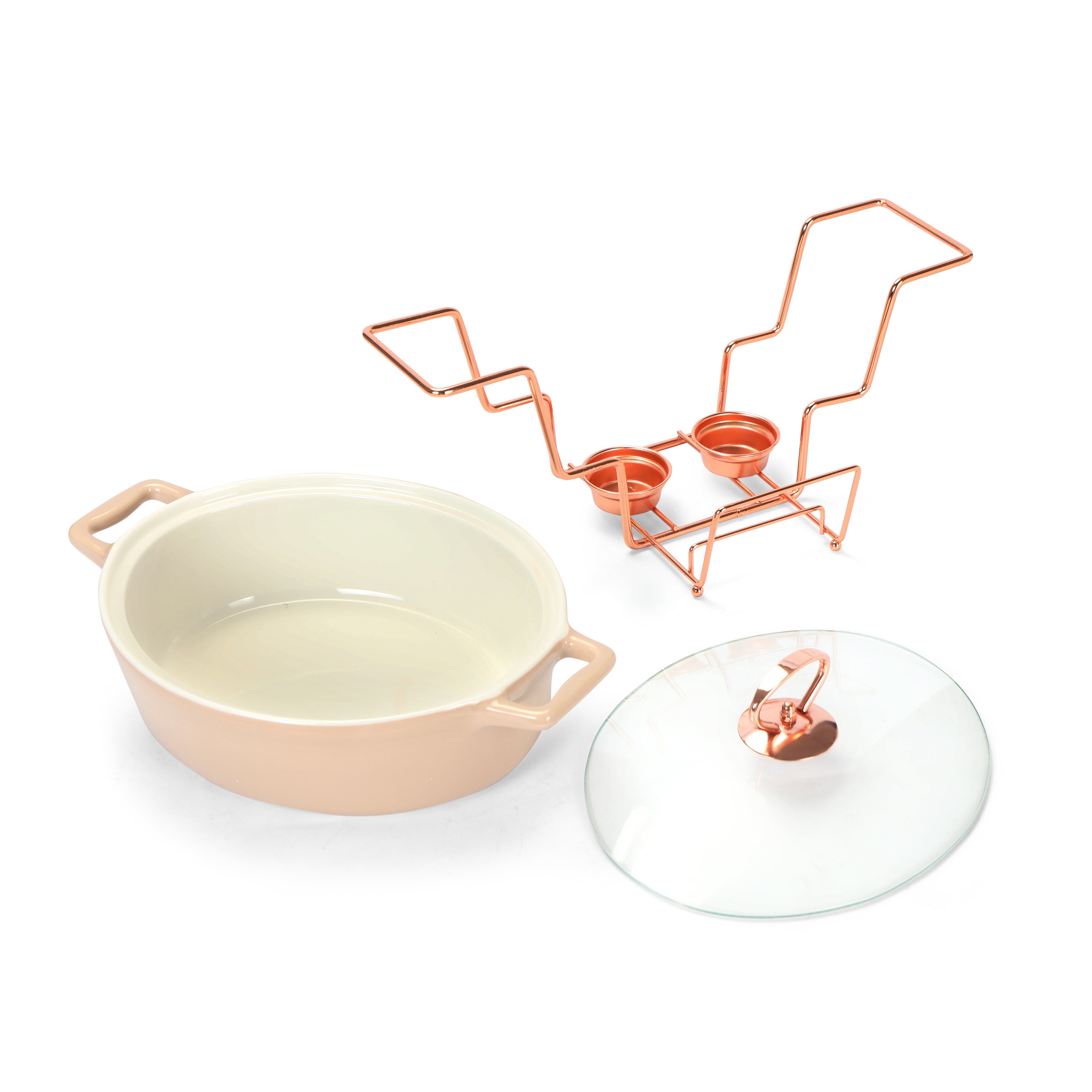 Chafing Dish Single Oval - Pink