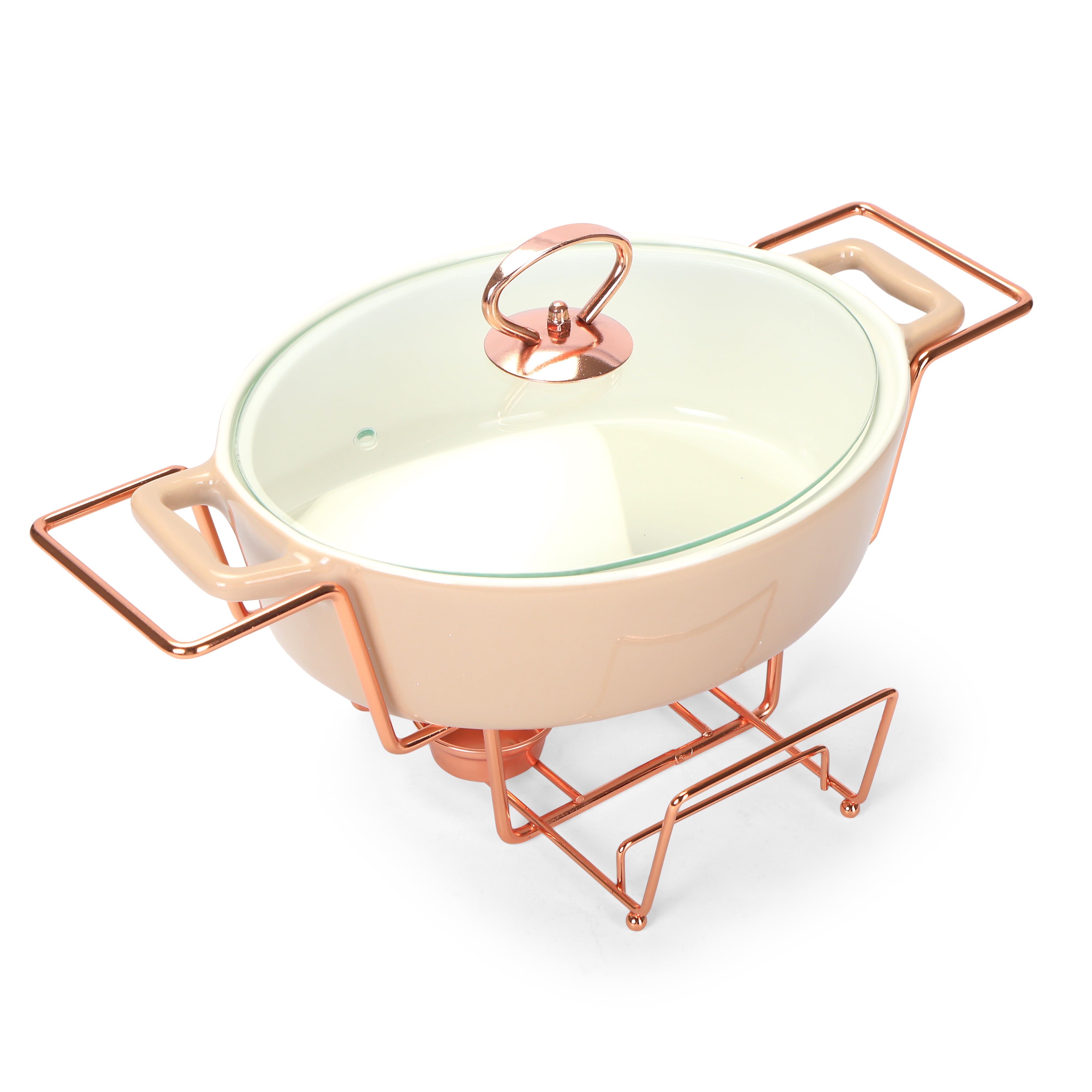 Chafing Dish Single Oval - Pink