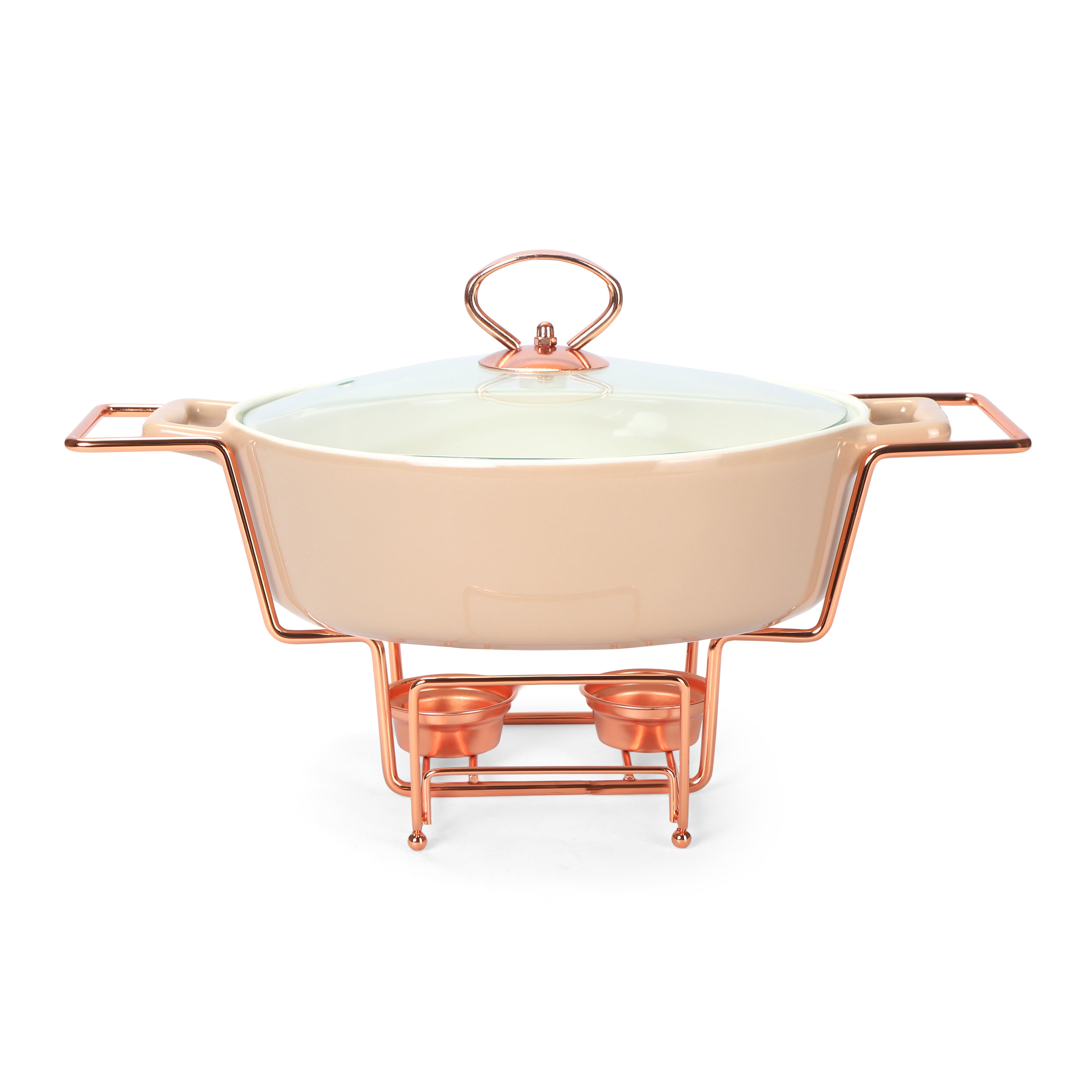 Chafing Dish Single Oval - Pink