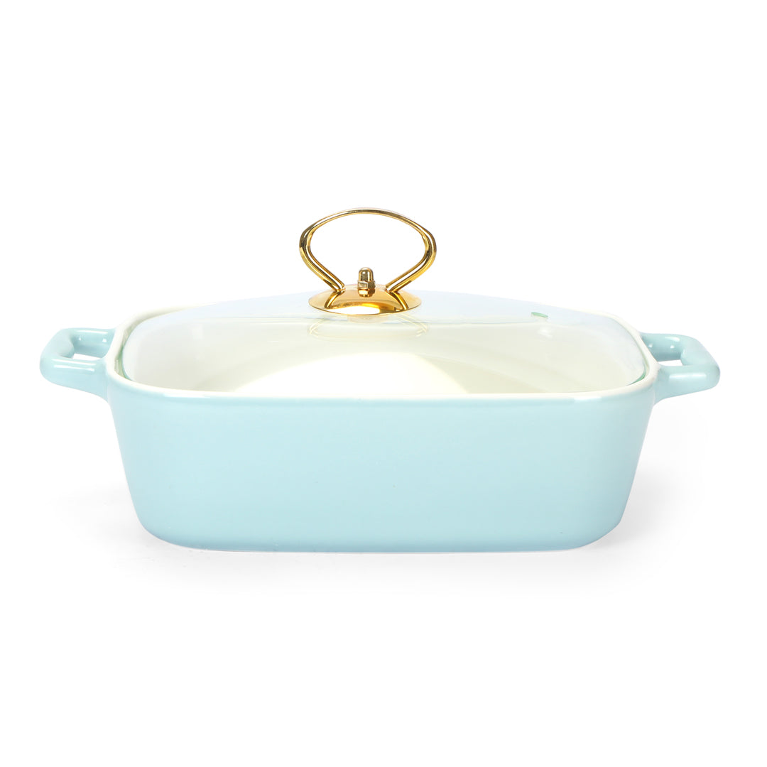 Chafing Dish Twin Rectangle - Blue