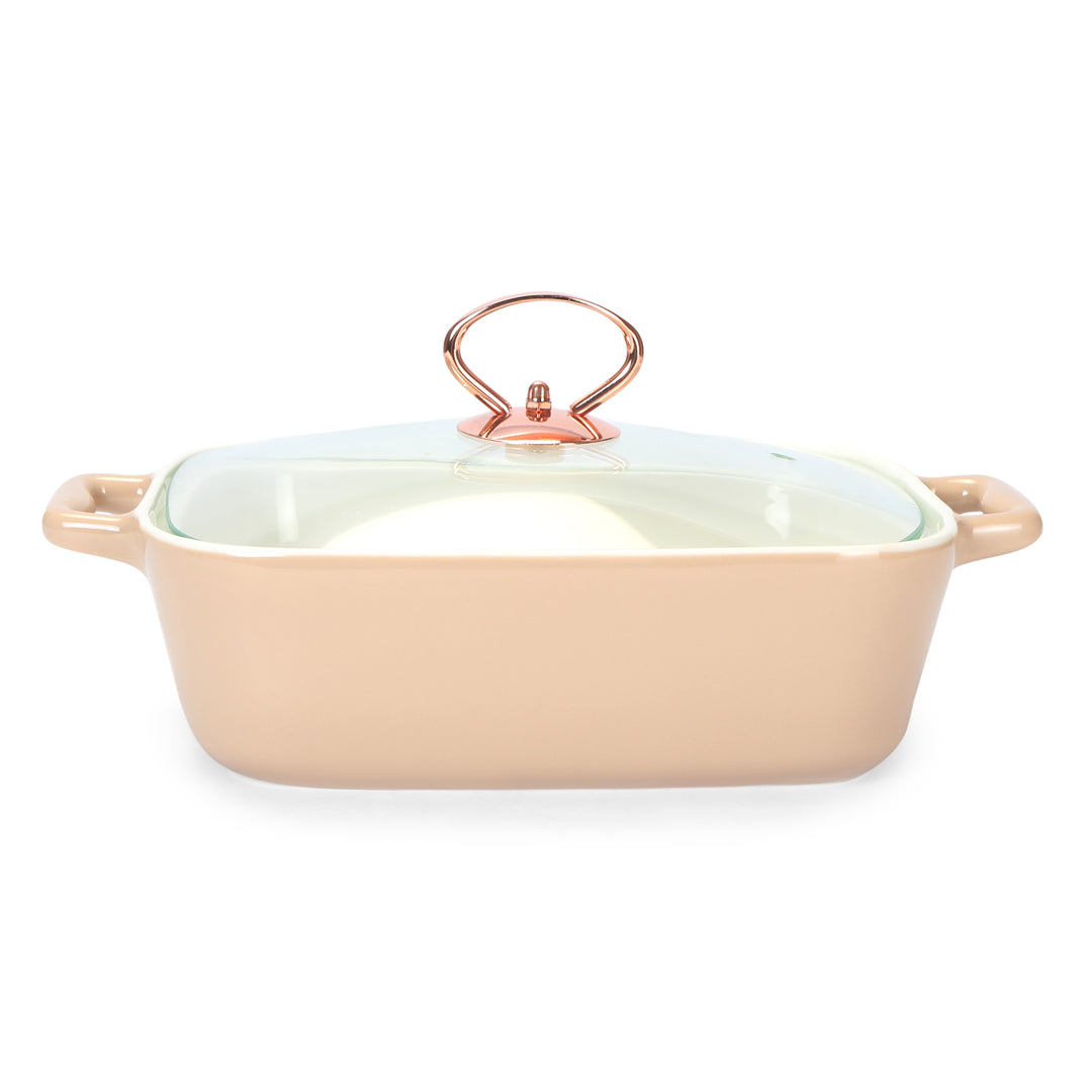 Chafing Dish Twin Rectangle - Pink