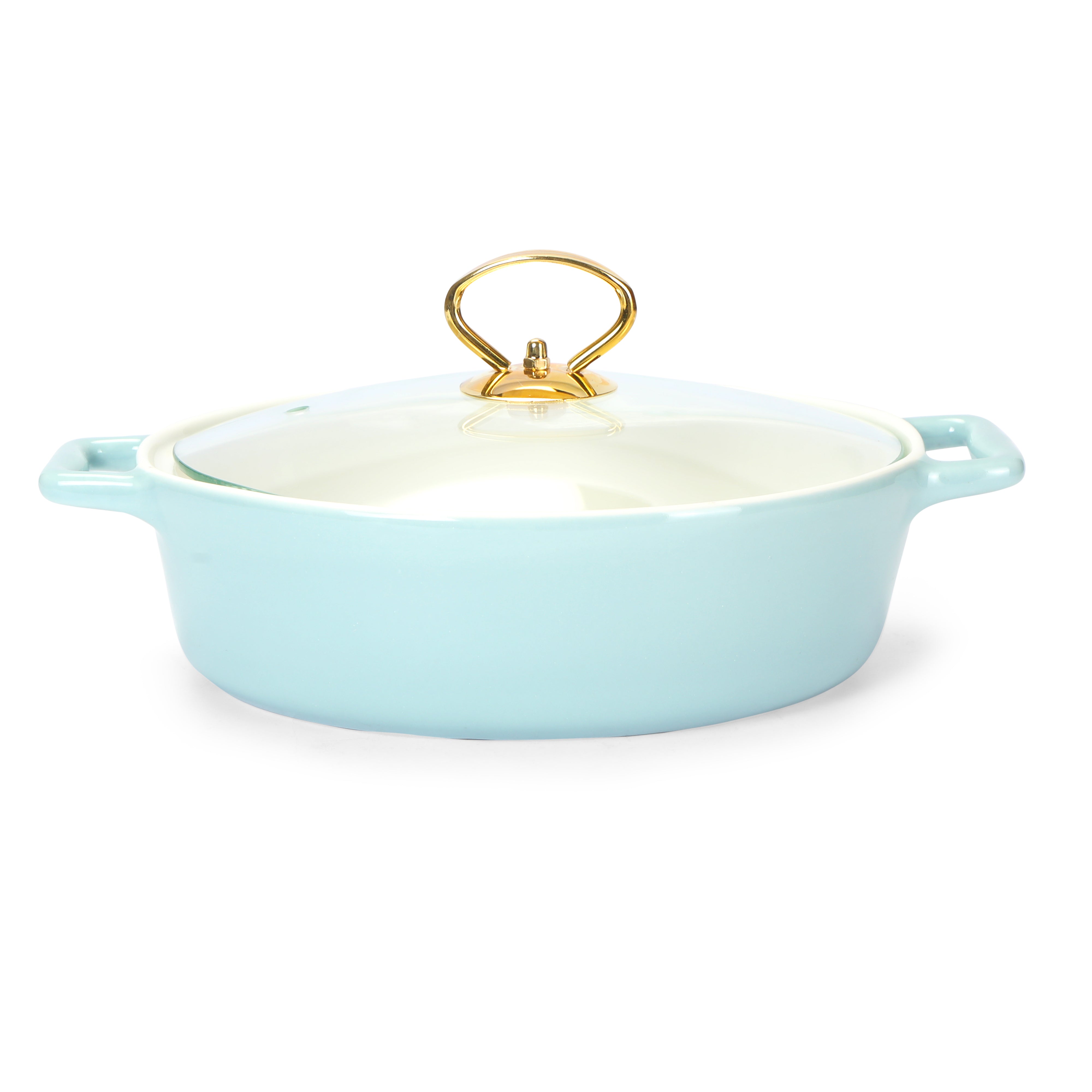 Chafing Dish Twin Oval - Blue