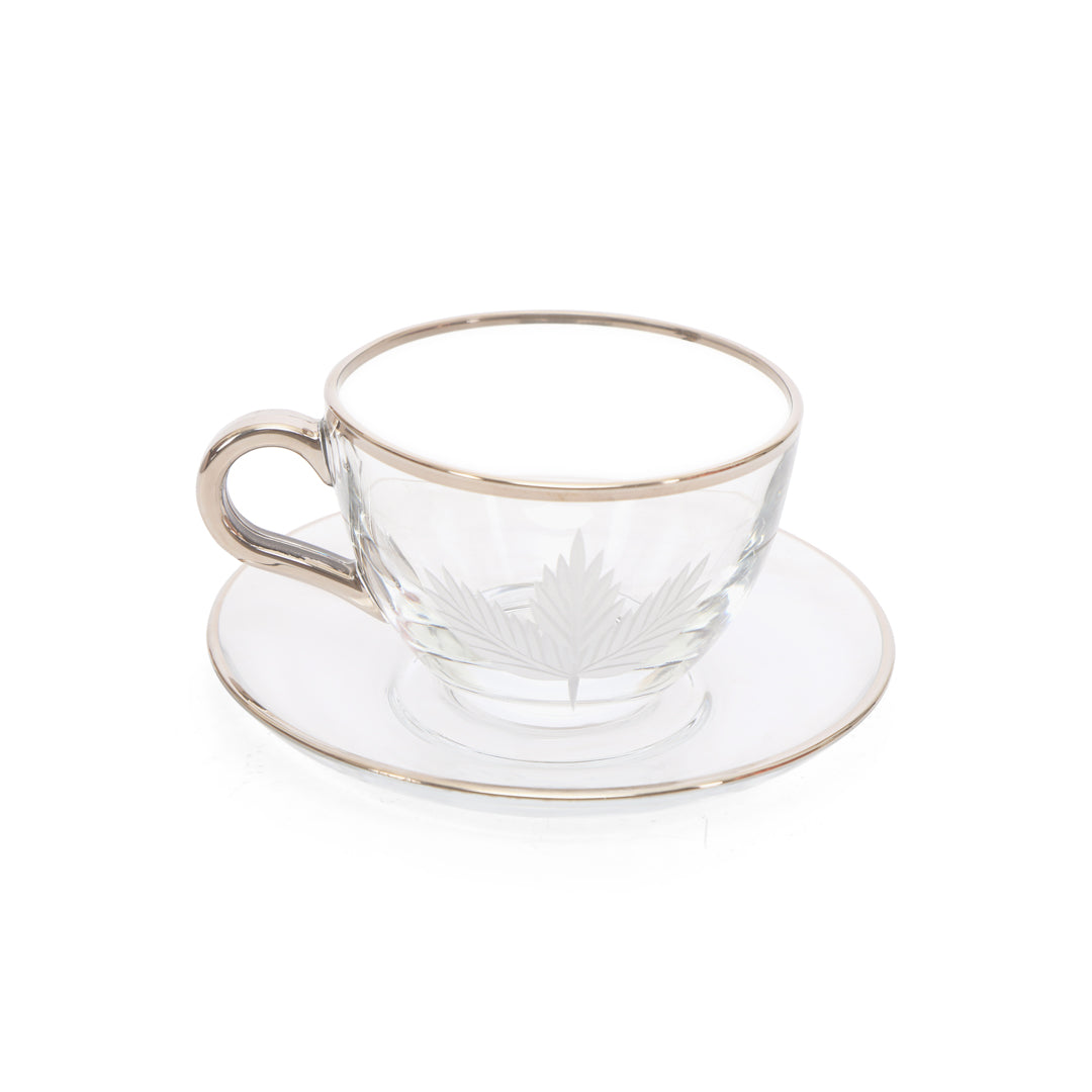 Tea Set - Silver Maple Leaf Set Of 6