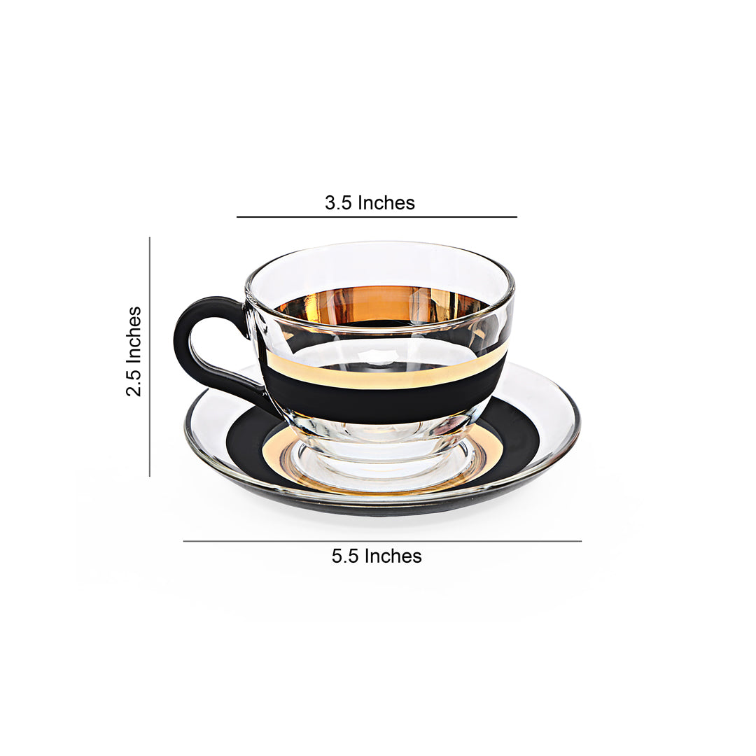 Tea Set - Black Vision Set Of 6