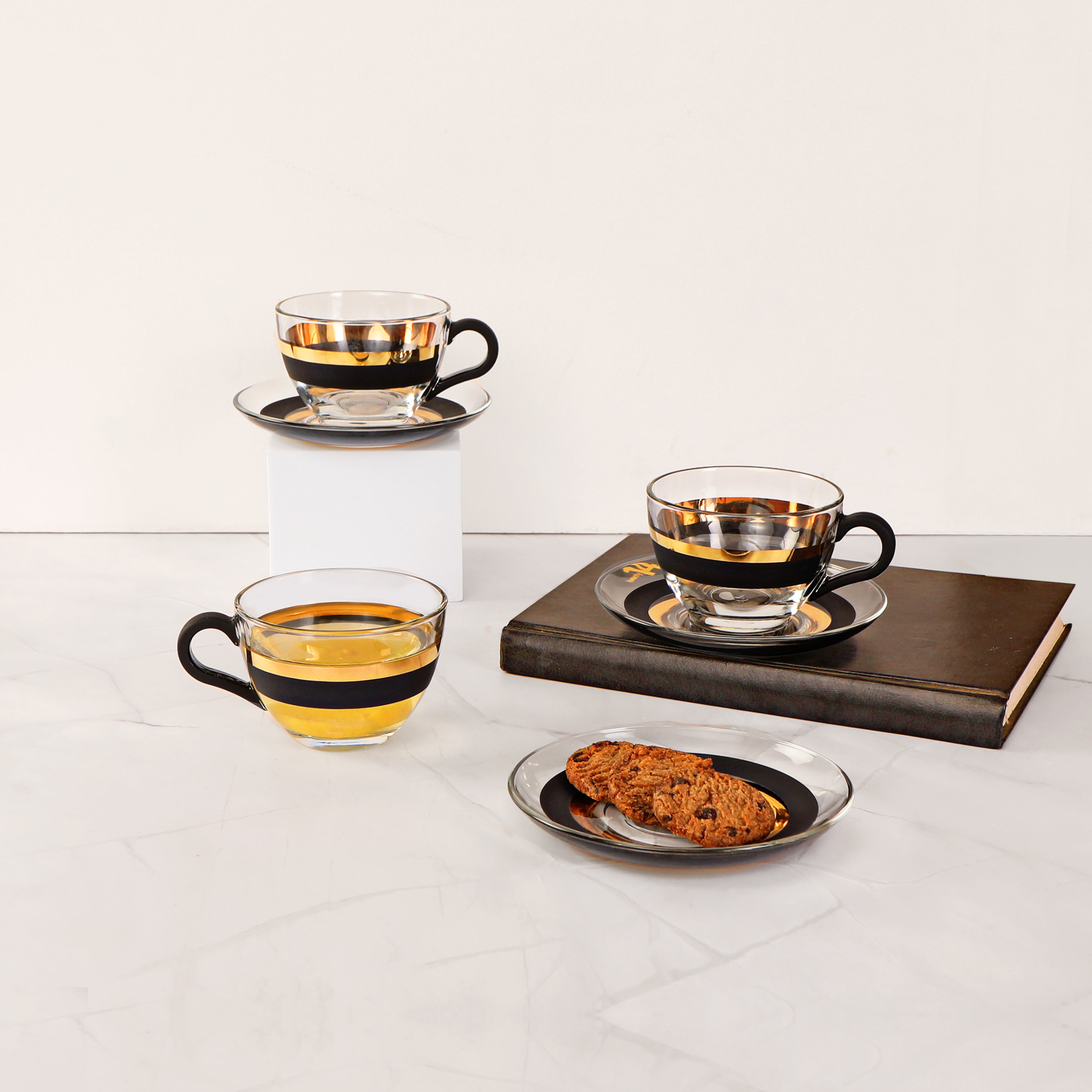 Tea Set - Black Vision Set Of 6