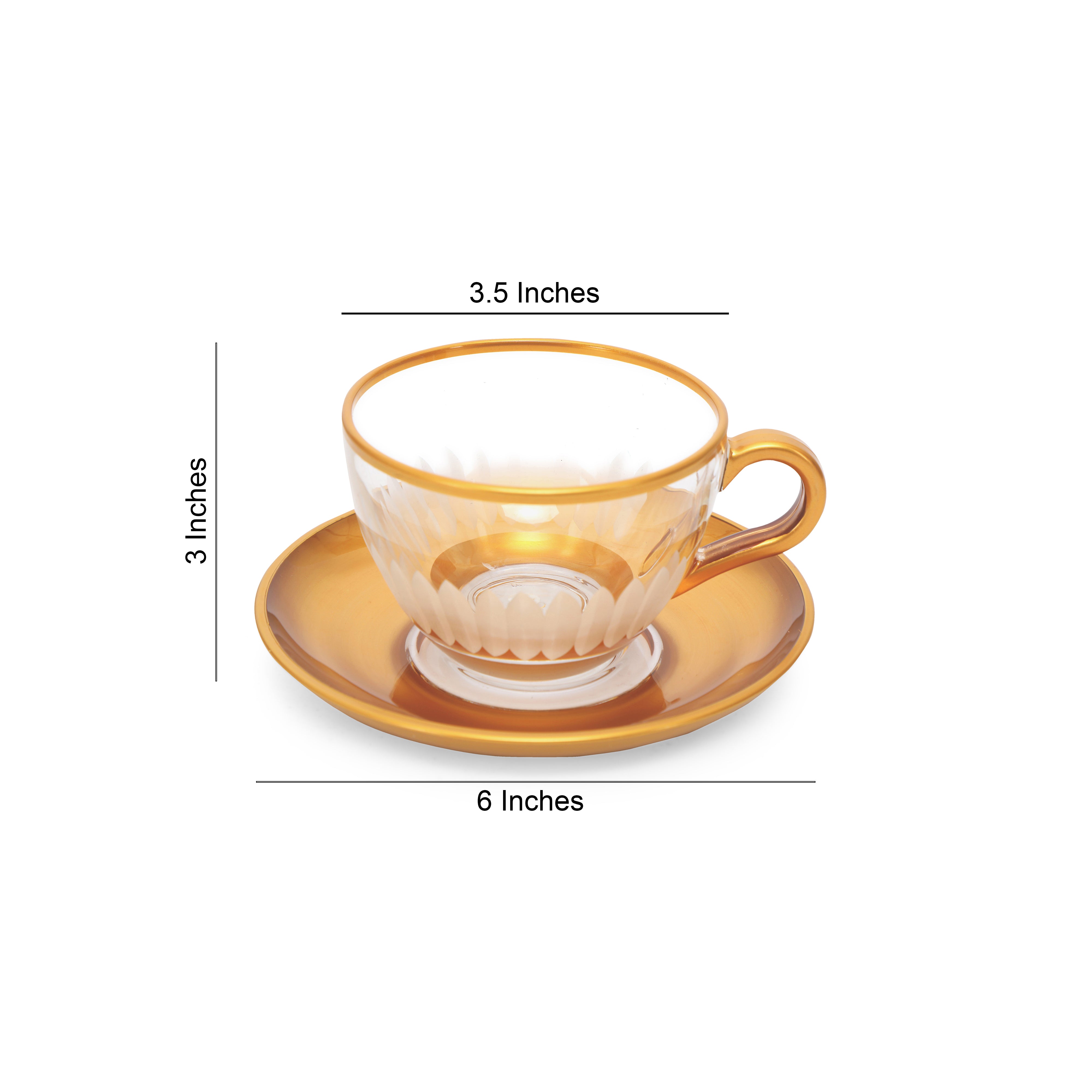 Tea Set - Sun Flower Set Of 6