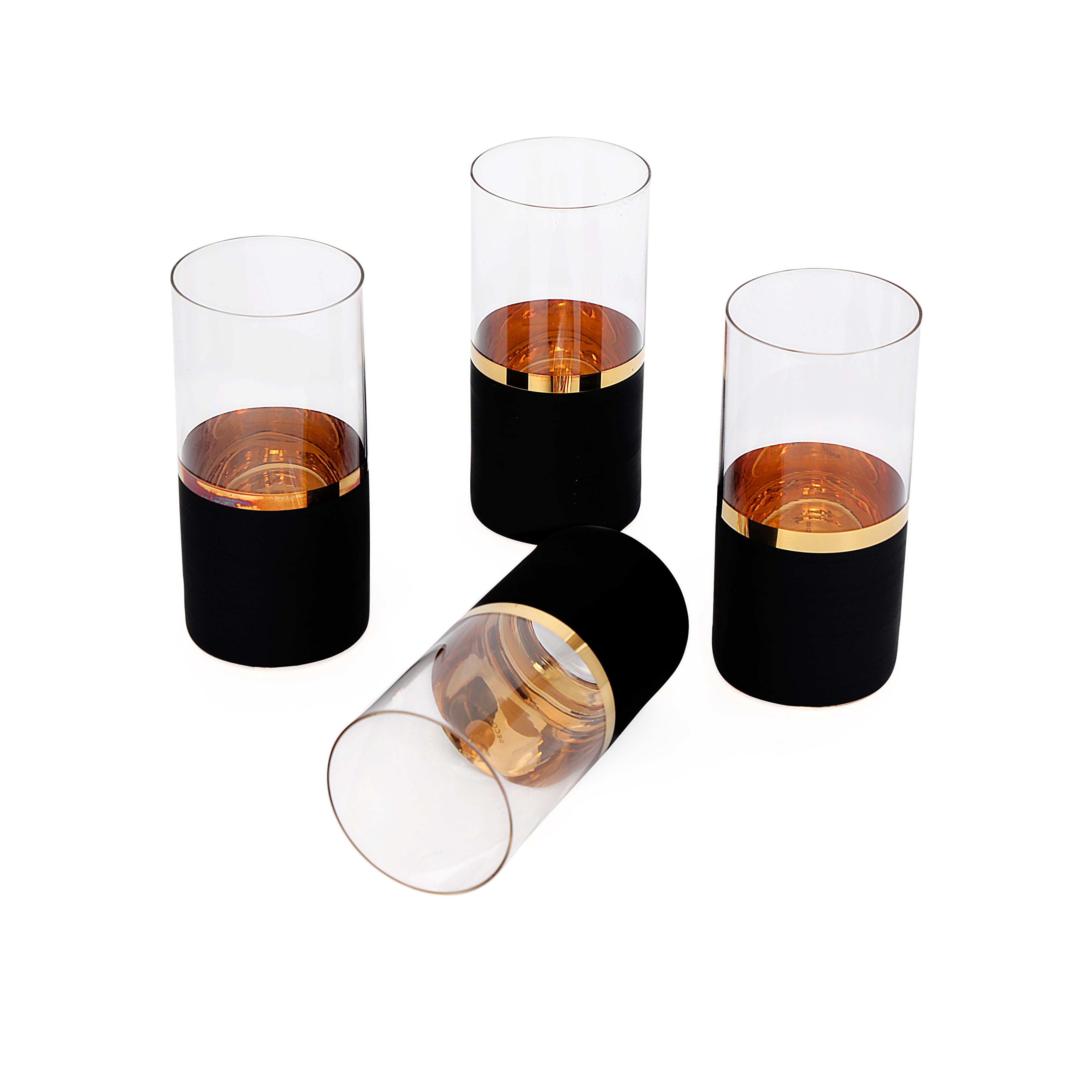 Water Glass Set - Black Vision Set Of 6