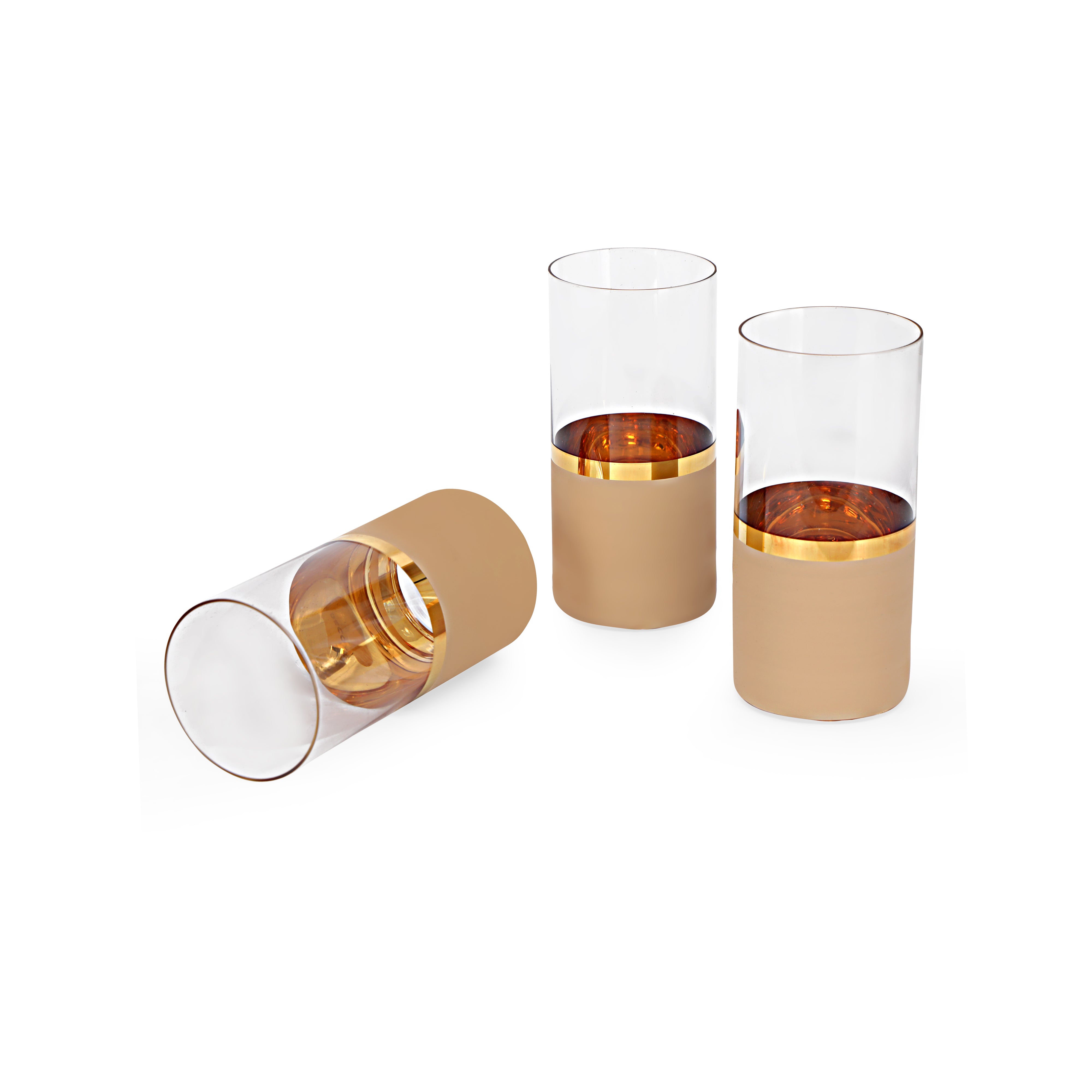 Water Glass Set - Beige Vision Set Of 6