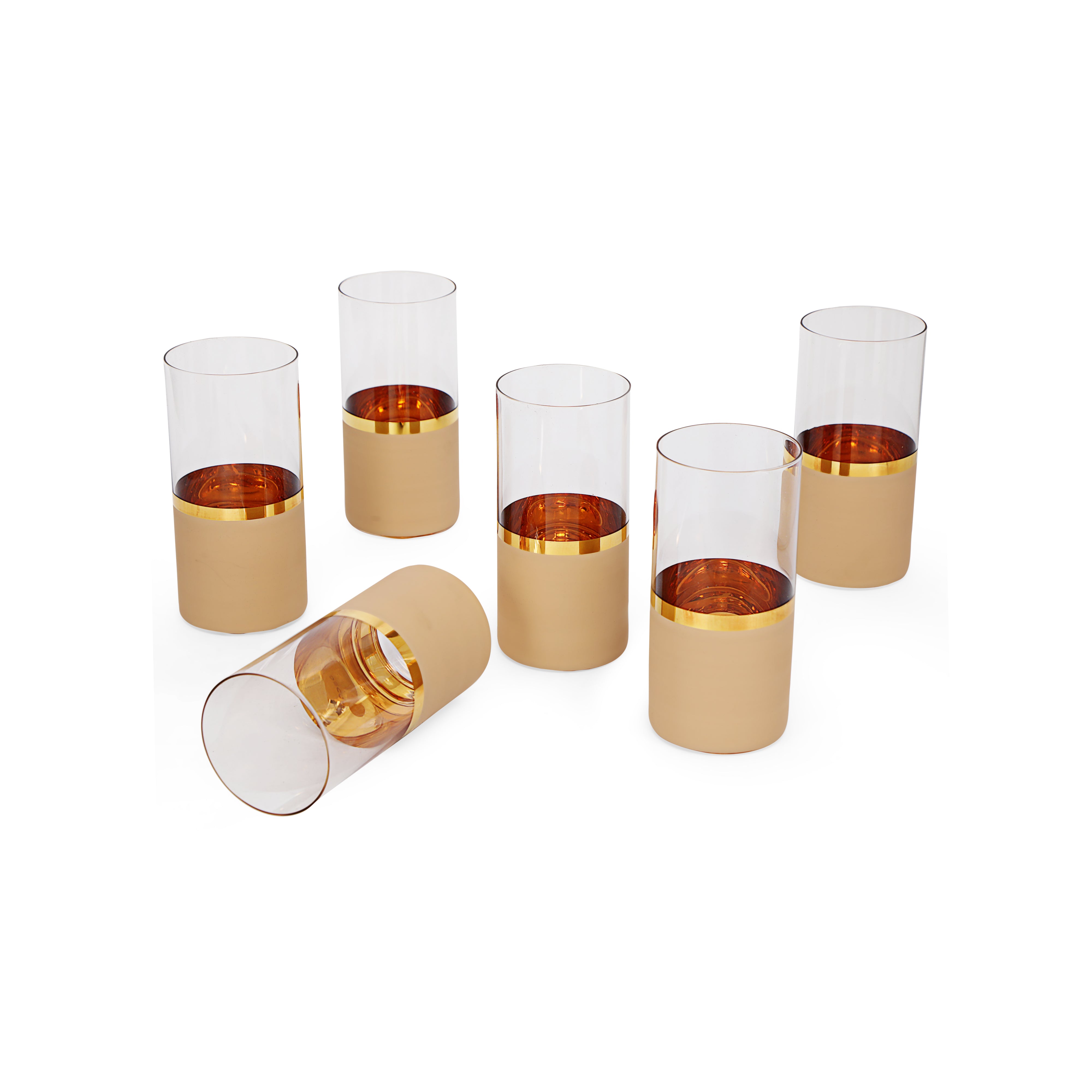 Water Glass Set - Beige Vision Set Of 6