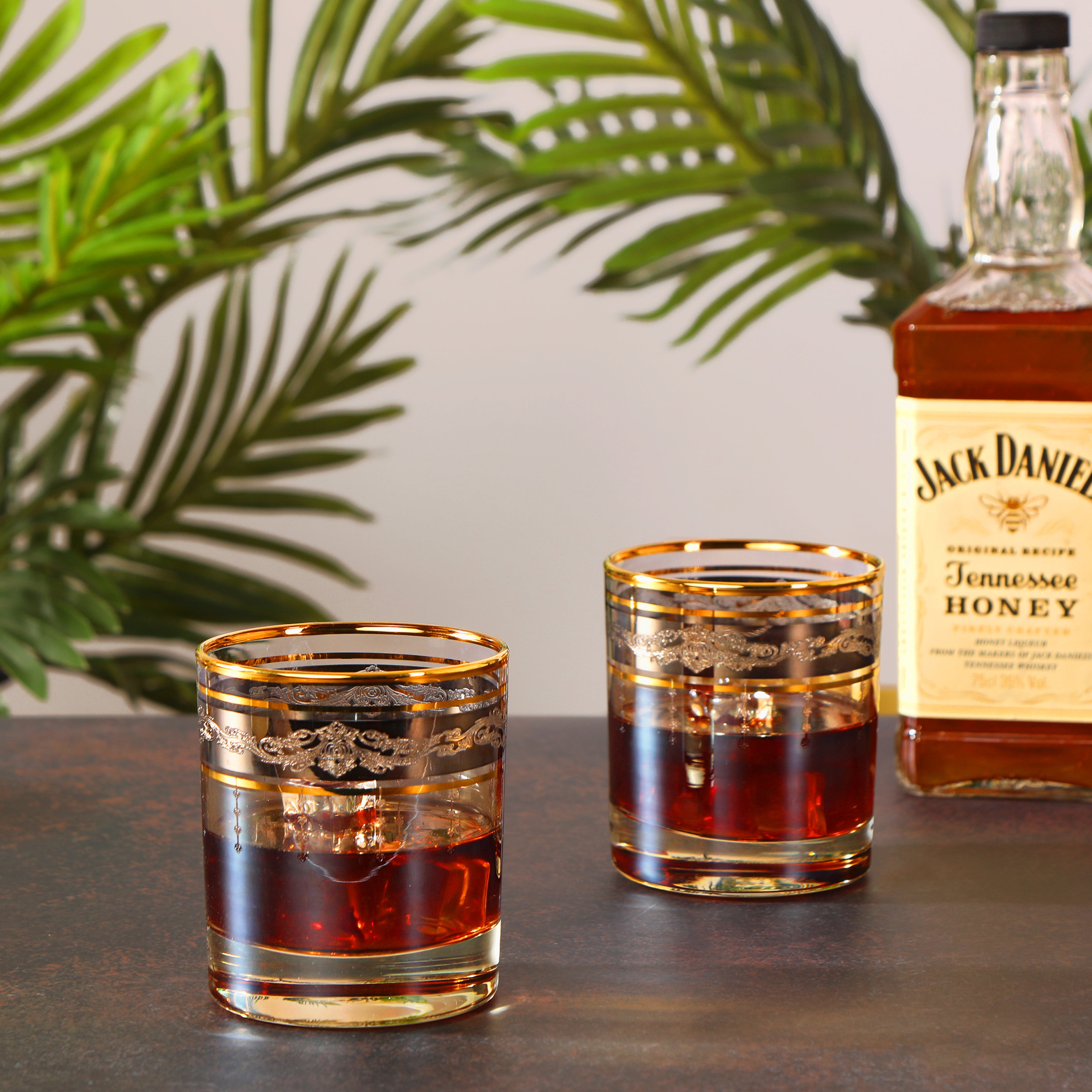 Whiskey Glass Set - Marsala