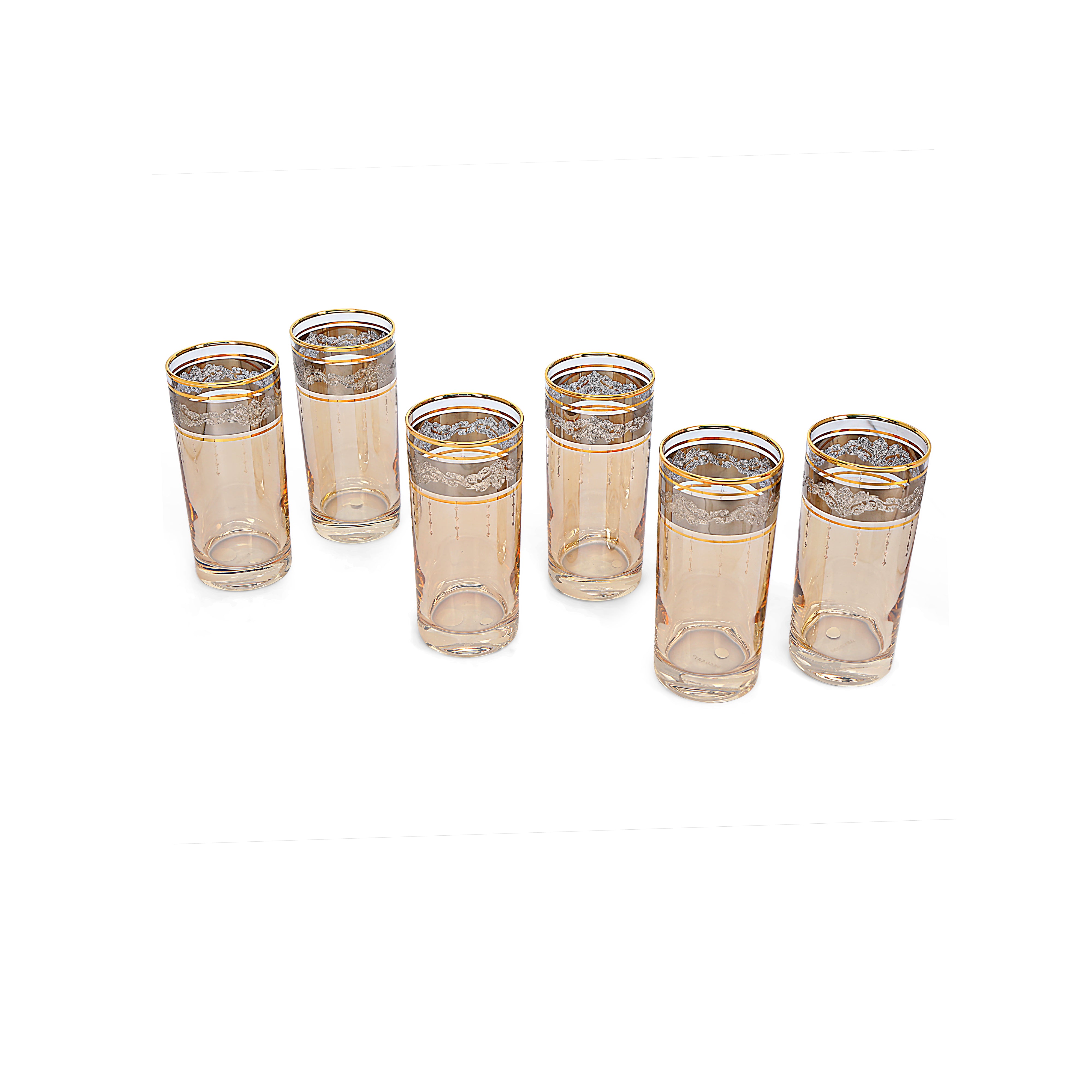 Water Glass Set - Marsala set Of 6