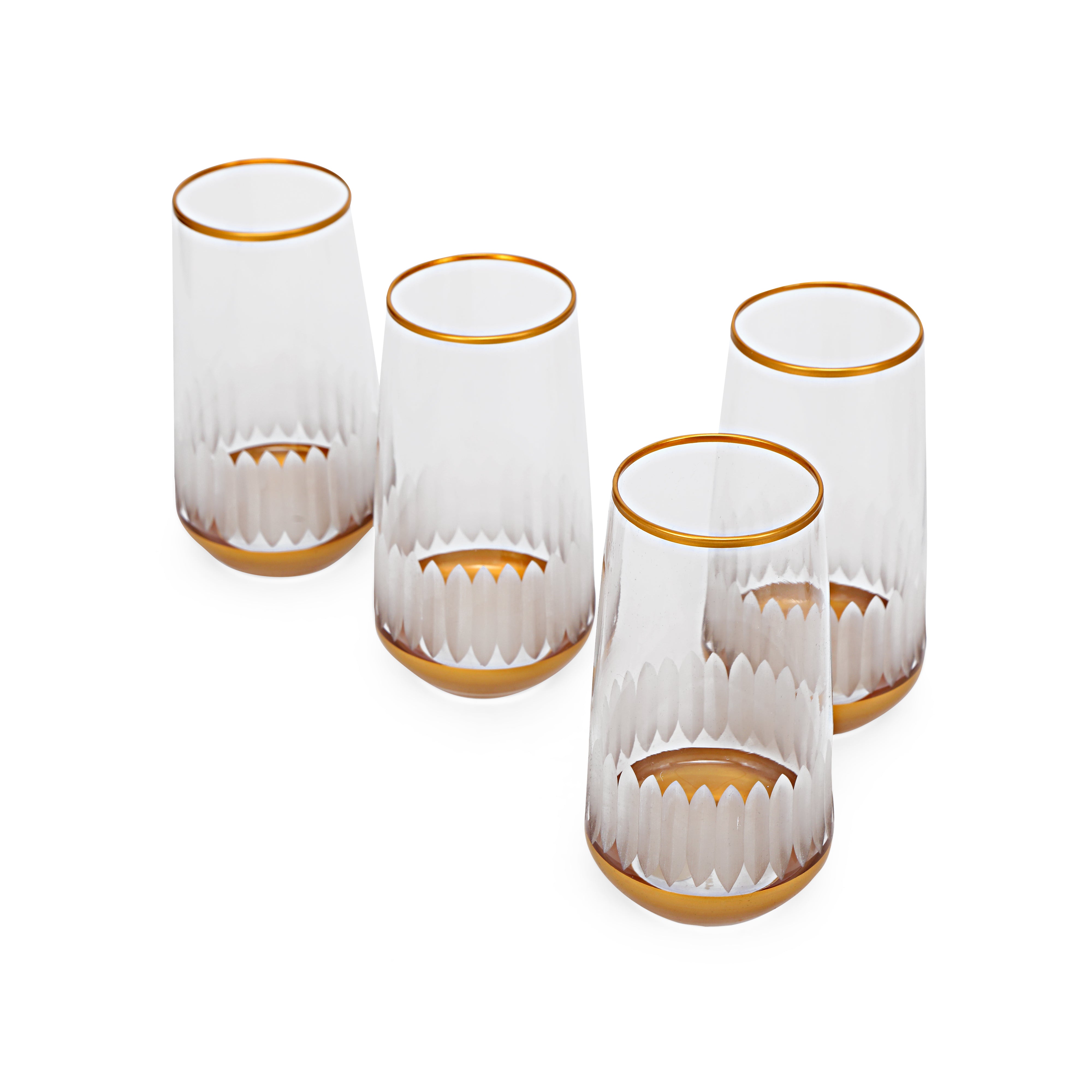 Water Glass Set - Sun Flower Set Of 6