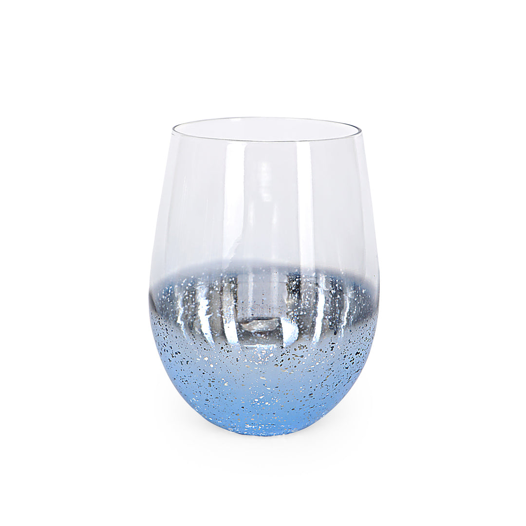 Water Glass Set - Blue Luster Set Of 6
