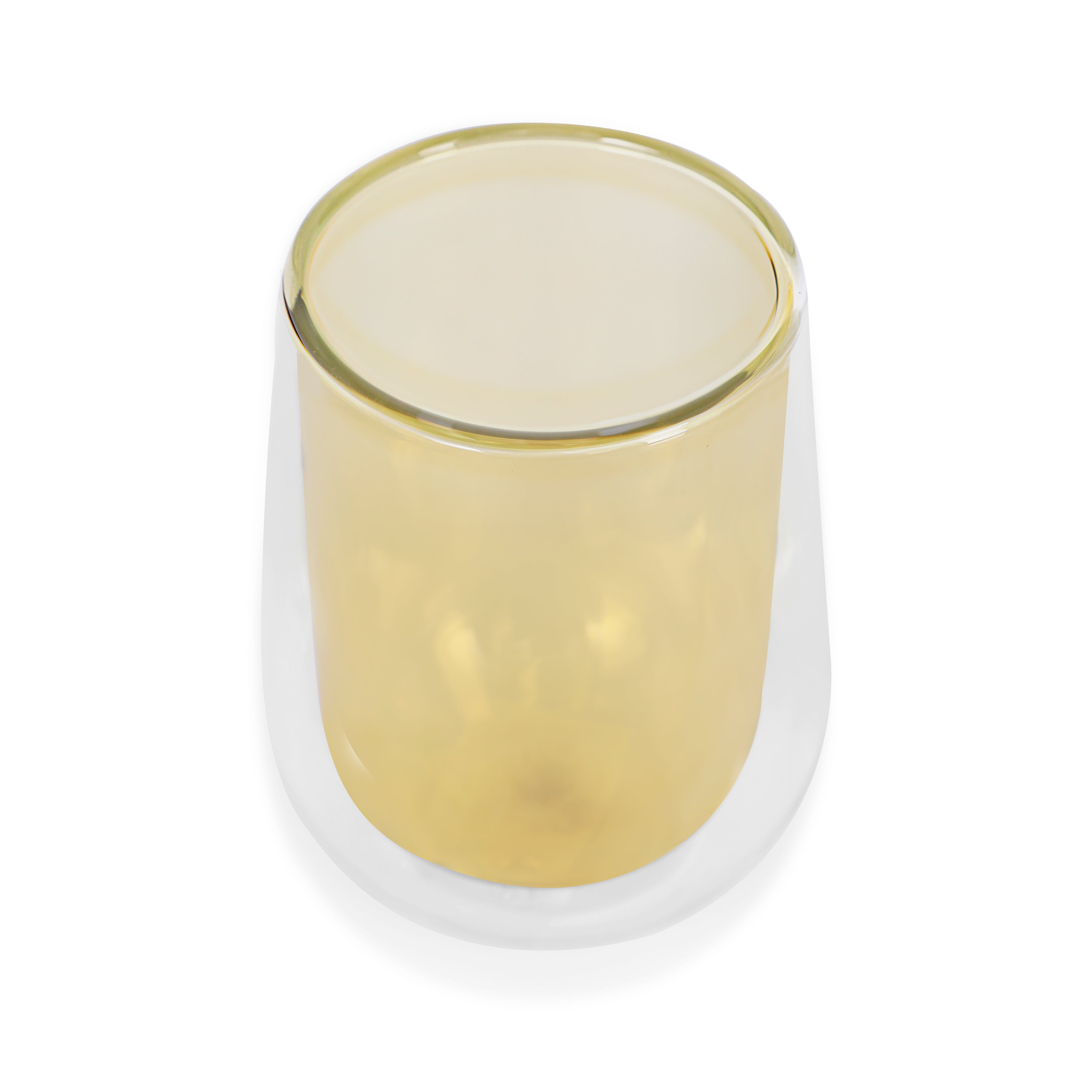 Double Wall Short Glass - Yellow