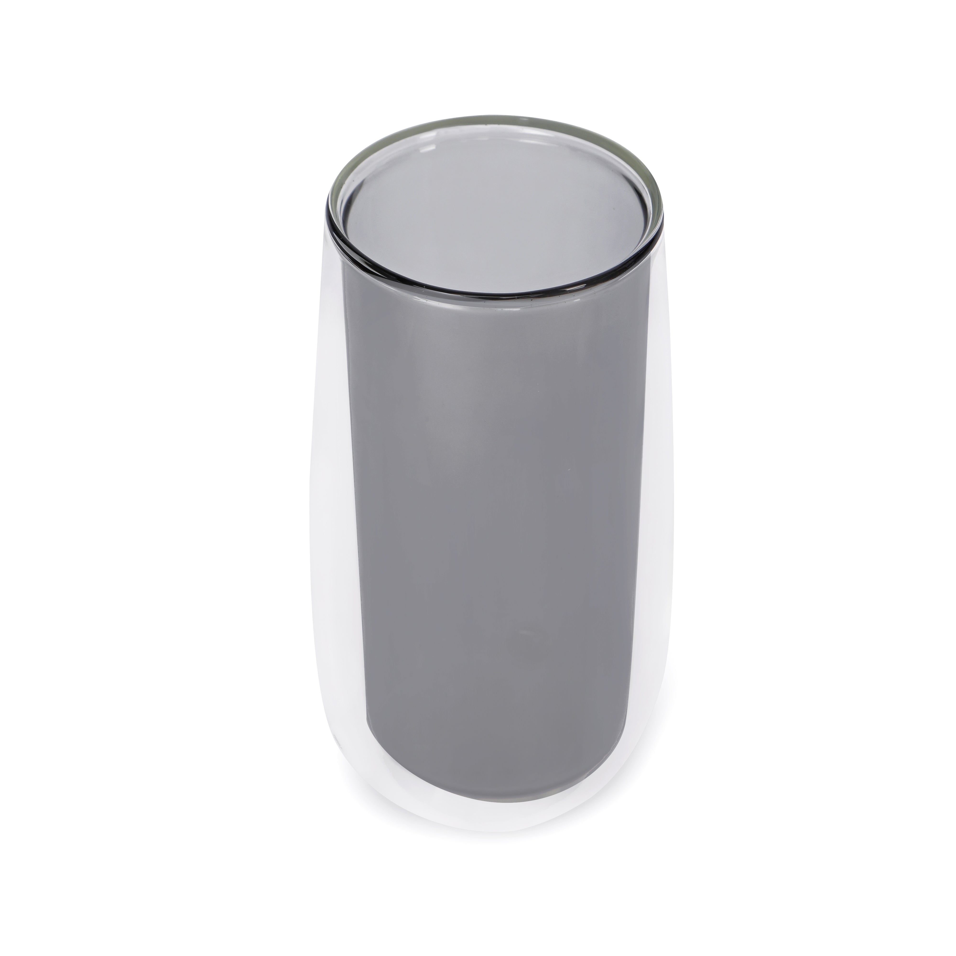 Double Wall Tall Glass - Black Single