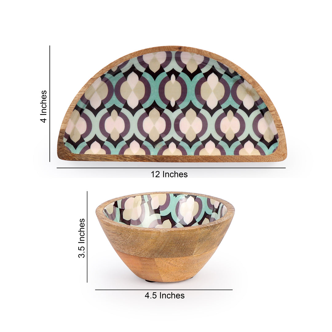 Semi-circle Platter - Mosaic