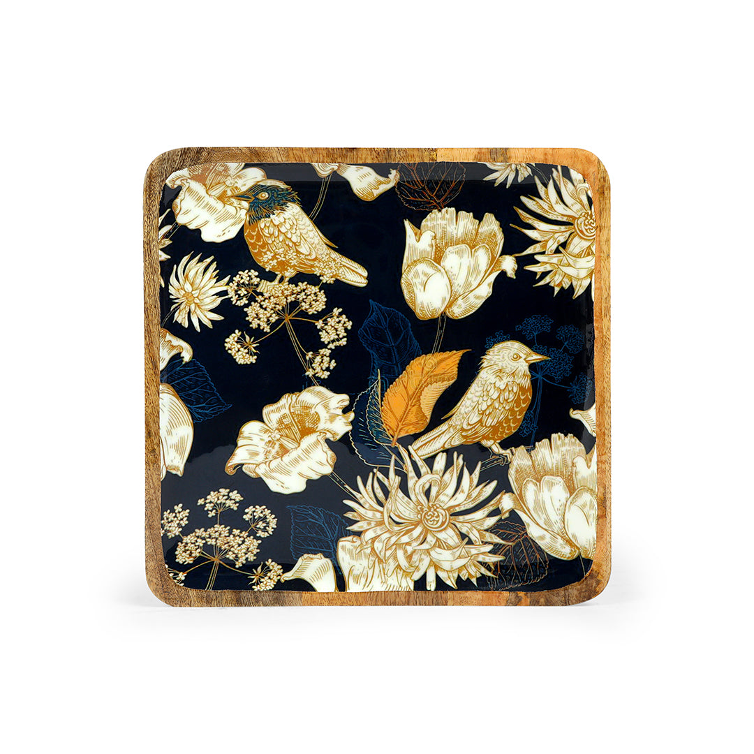 Square Tray - Blue Bird (Small): The Home Co.