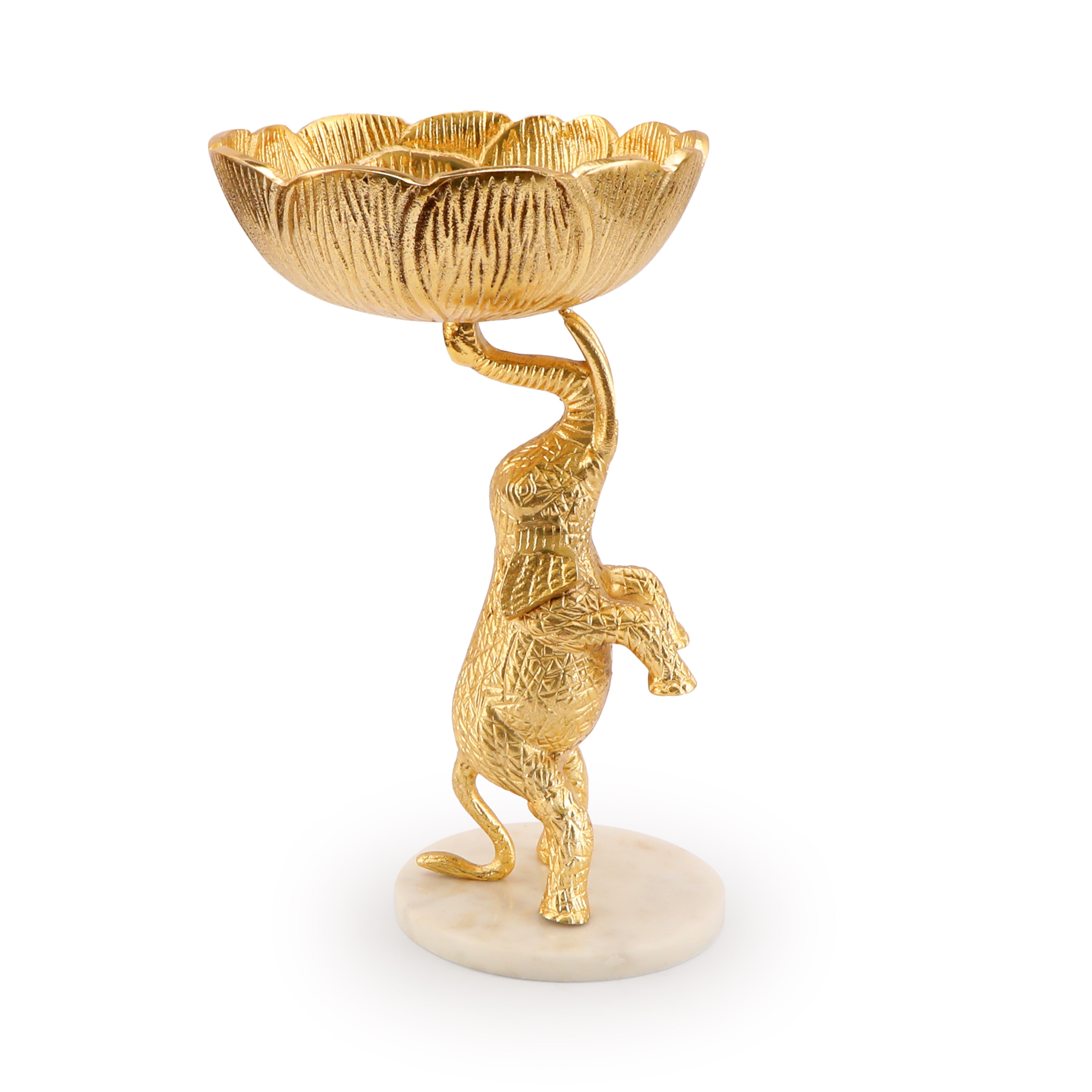 Diwali Hamper - Gold Plated Elephant Decorative Bowl