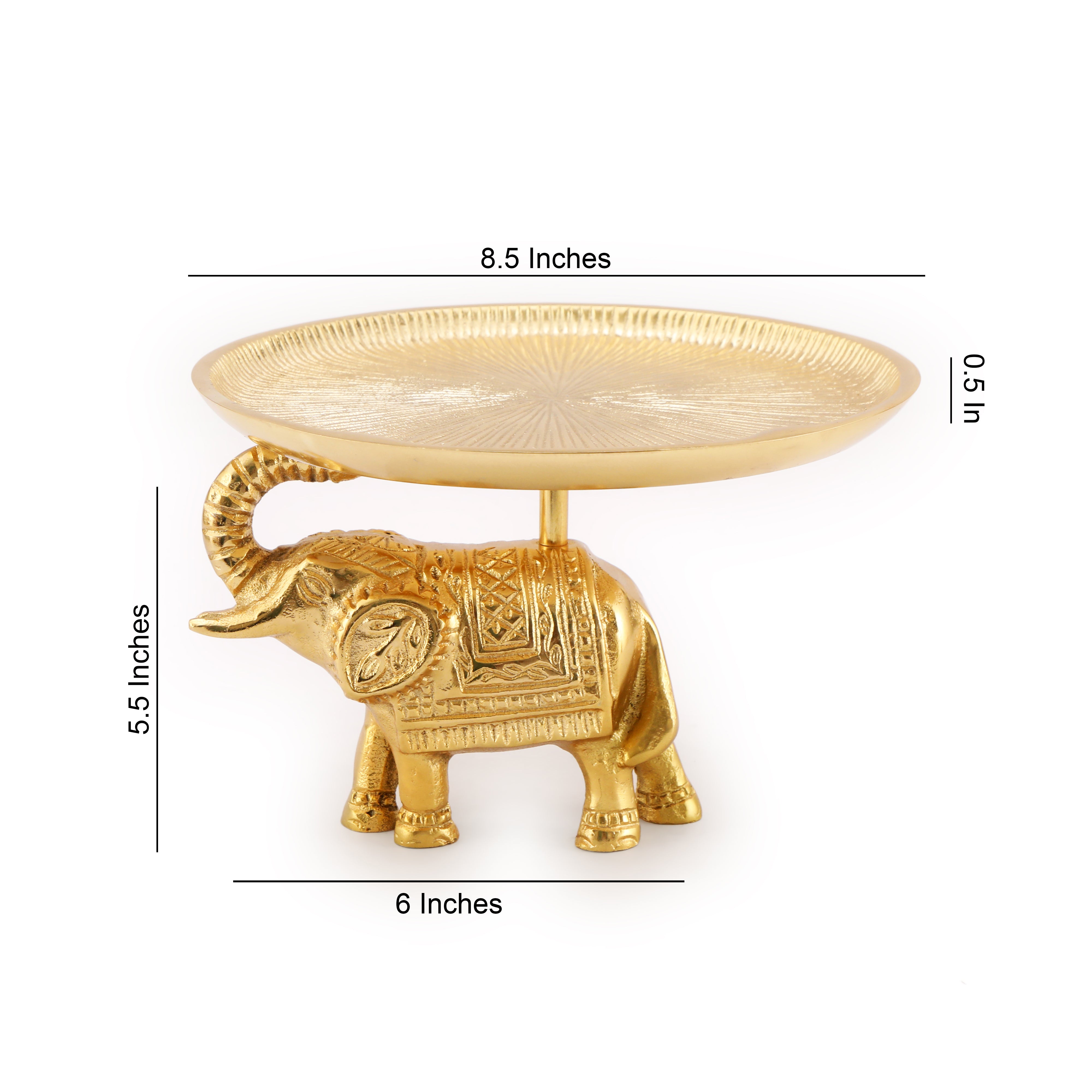 Diwali Hamper - Elephant Single Platter