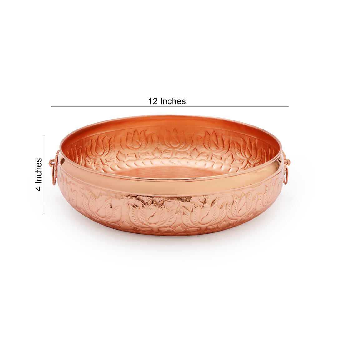 Copper Urli 12 Inch (Large) 2- The Home Co.