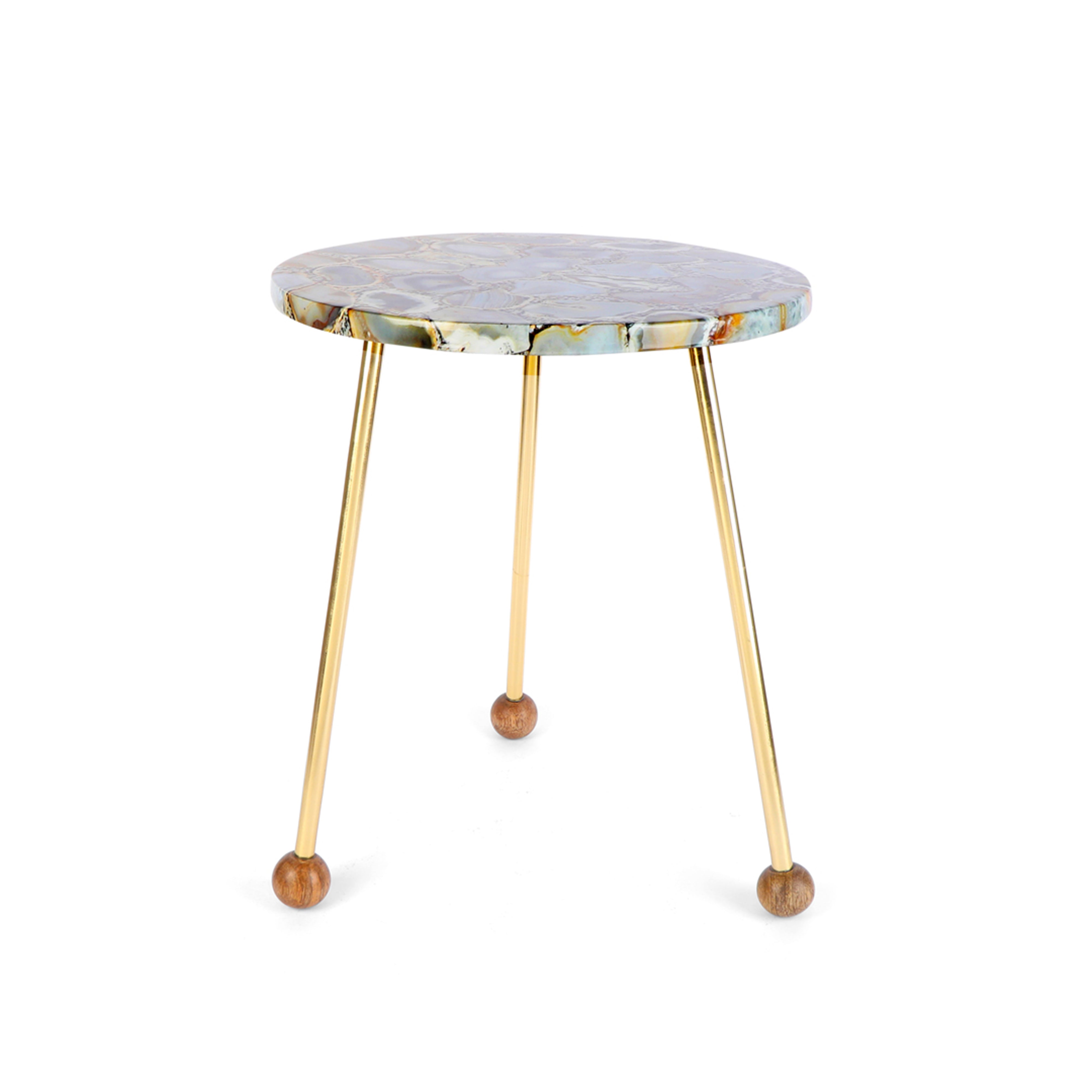 Agate Stool - Side Table