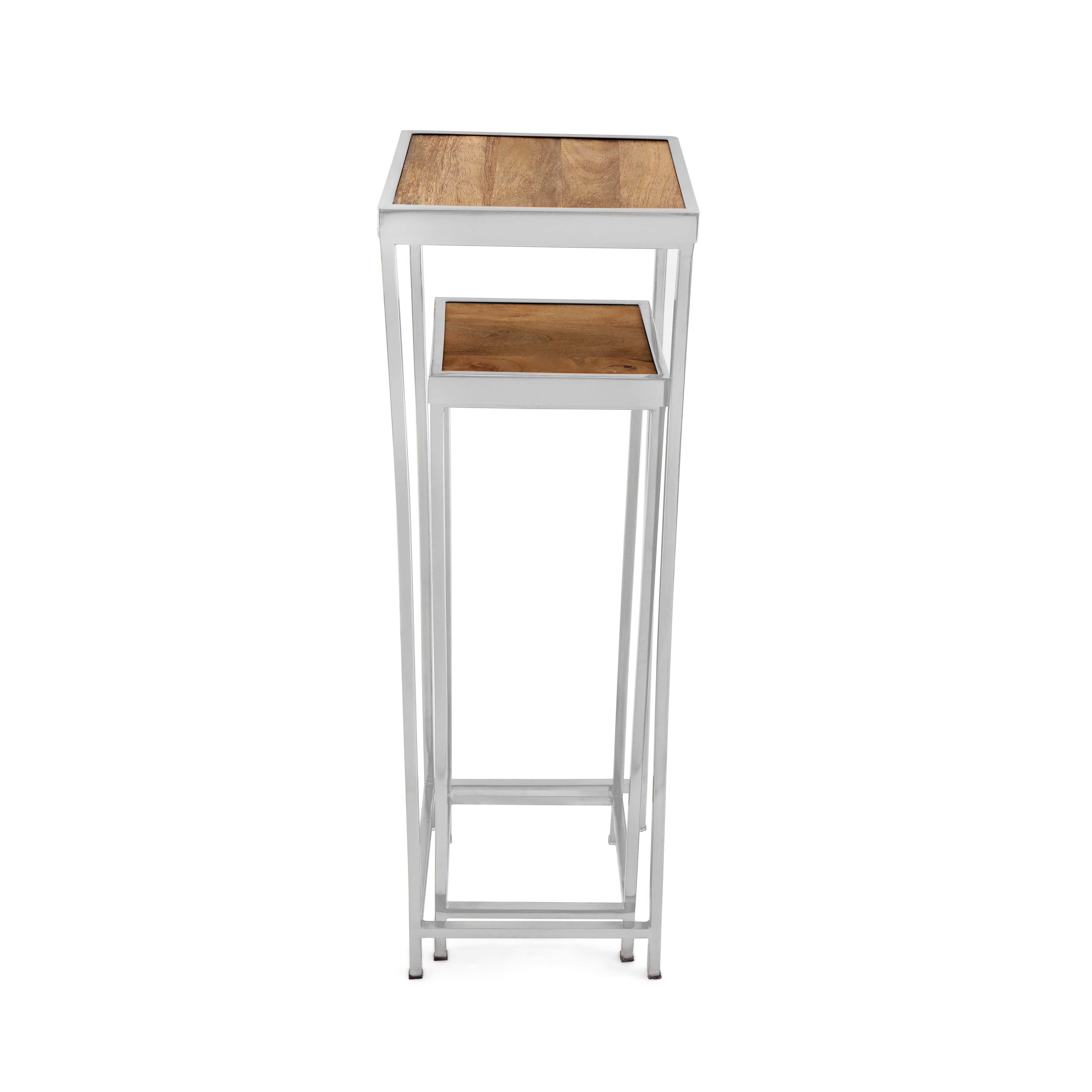 End Table Set Of 2 - Wooden Side Table