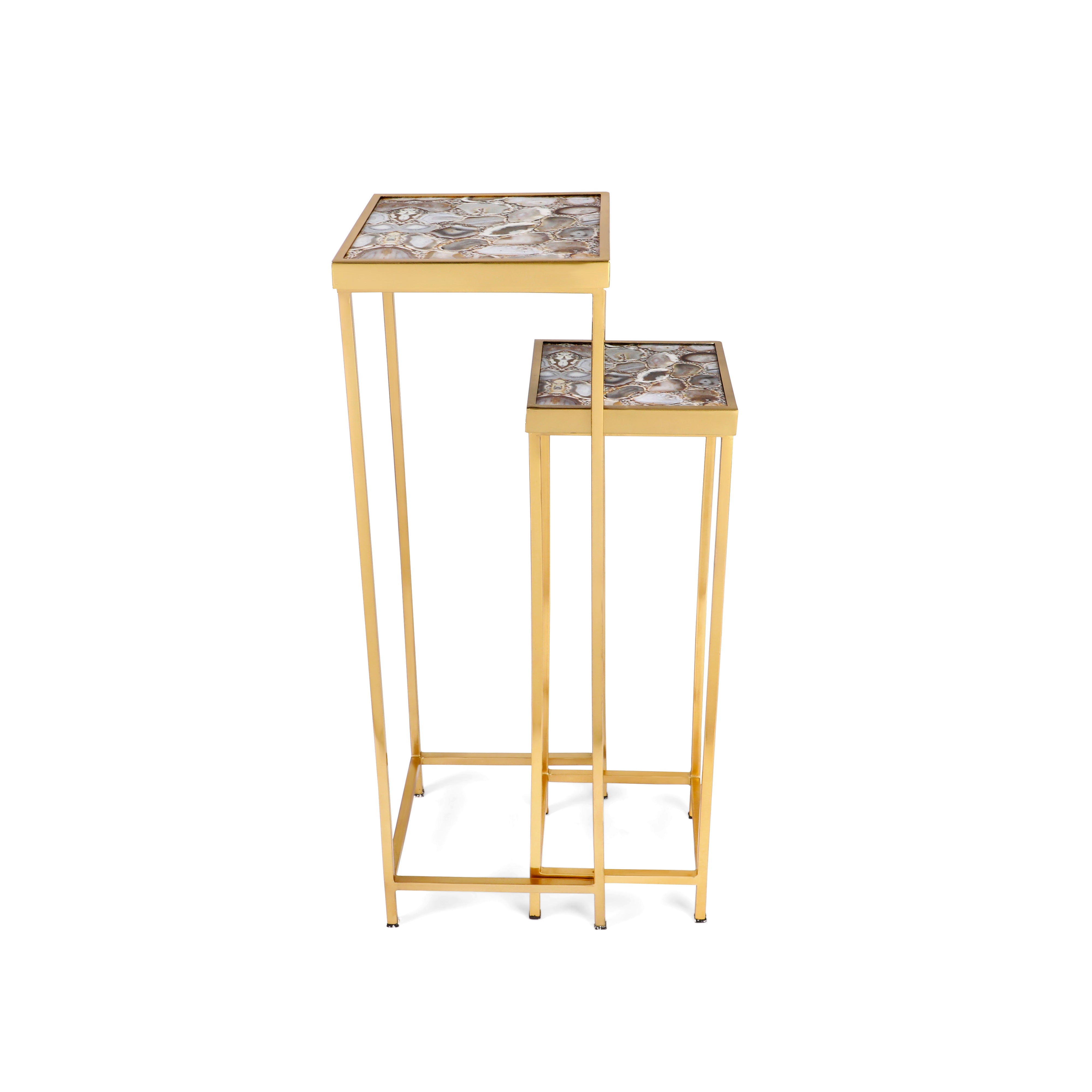 End Table Set Of 2 - Agate Side Table 7- The Home Co.