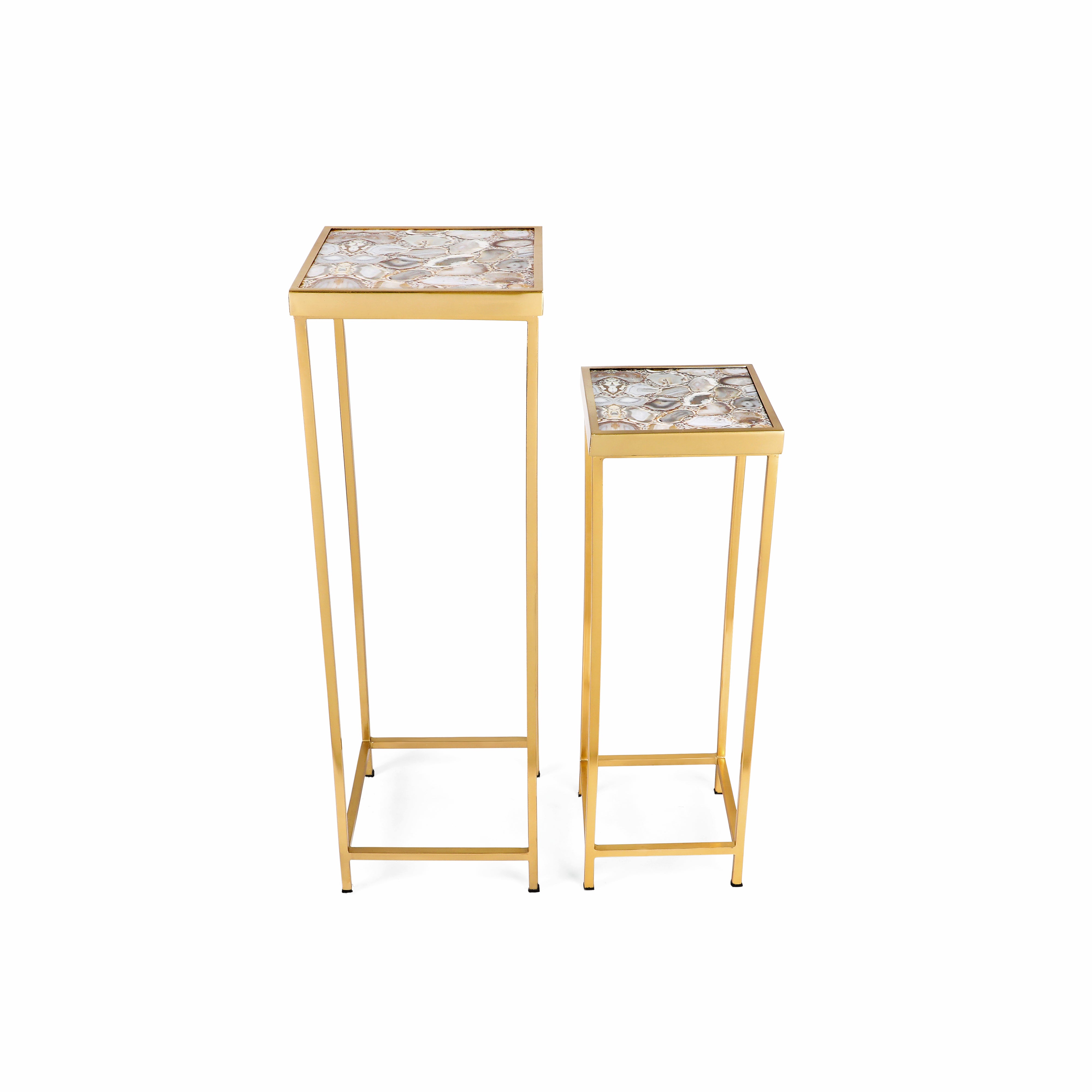 End Table Set Of 2 - Agate Side Table 9- The Home Co.