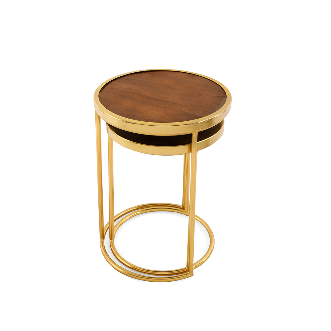 SIde Table Set Of 2 - Wooden End Table 3- The Home Co.