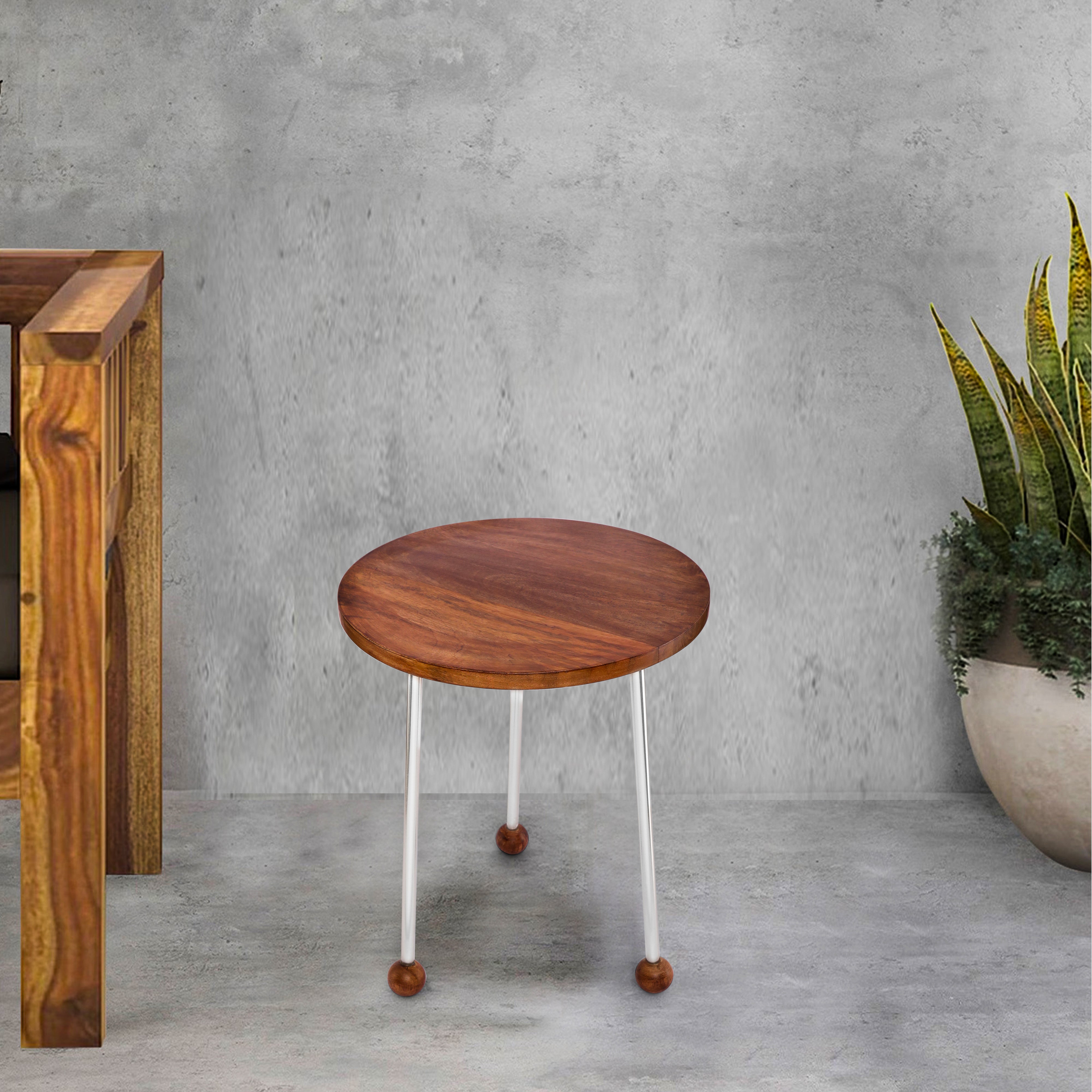 Wooden Stool - Side Table