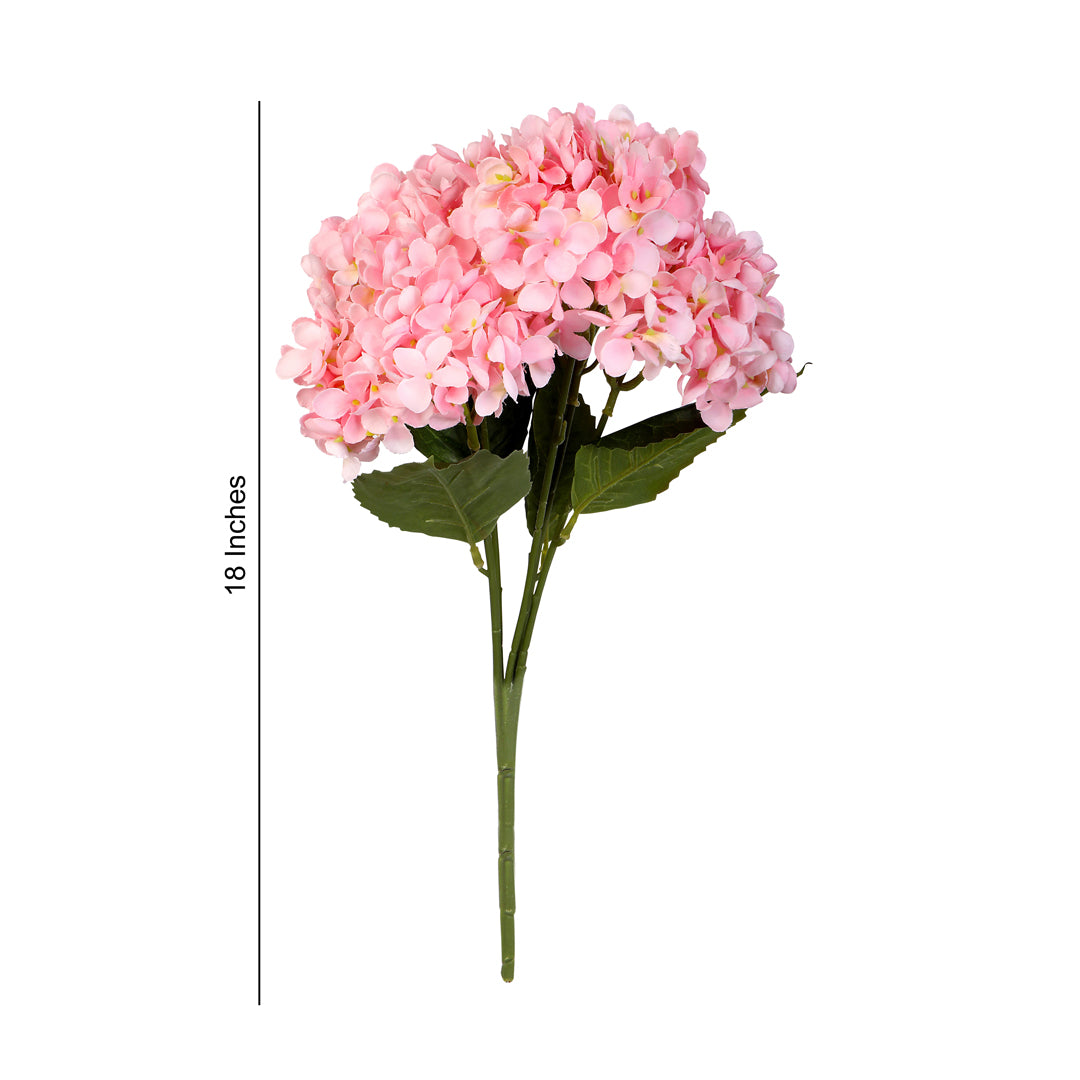 Flower Bunch - Hydrangea Pink 3- The Home Co.