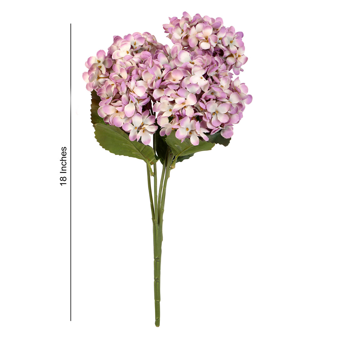 Flower Bunch - Hydrangea Purple 3- The Home Co.