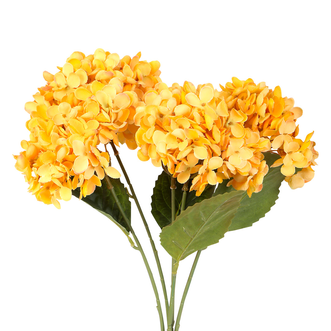 Flower Bunch - Hydrangea Yellow 3- The Home Co.