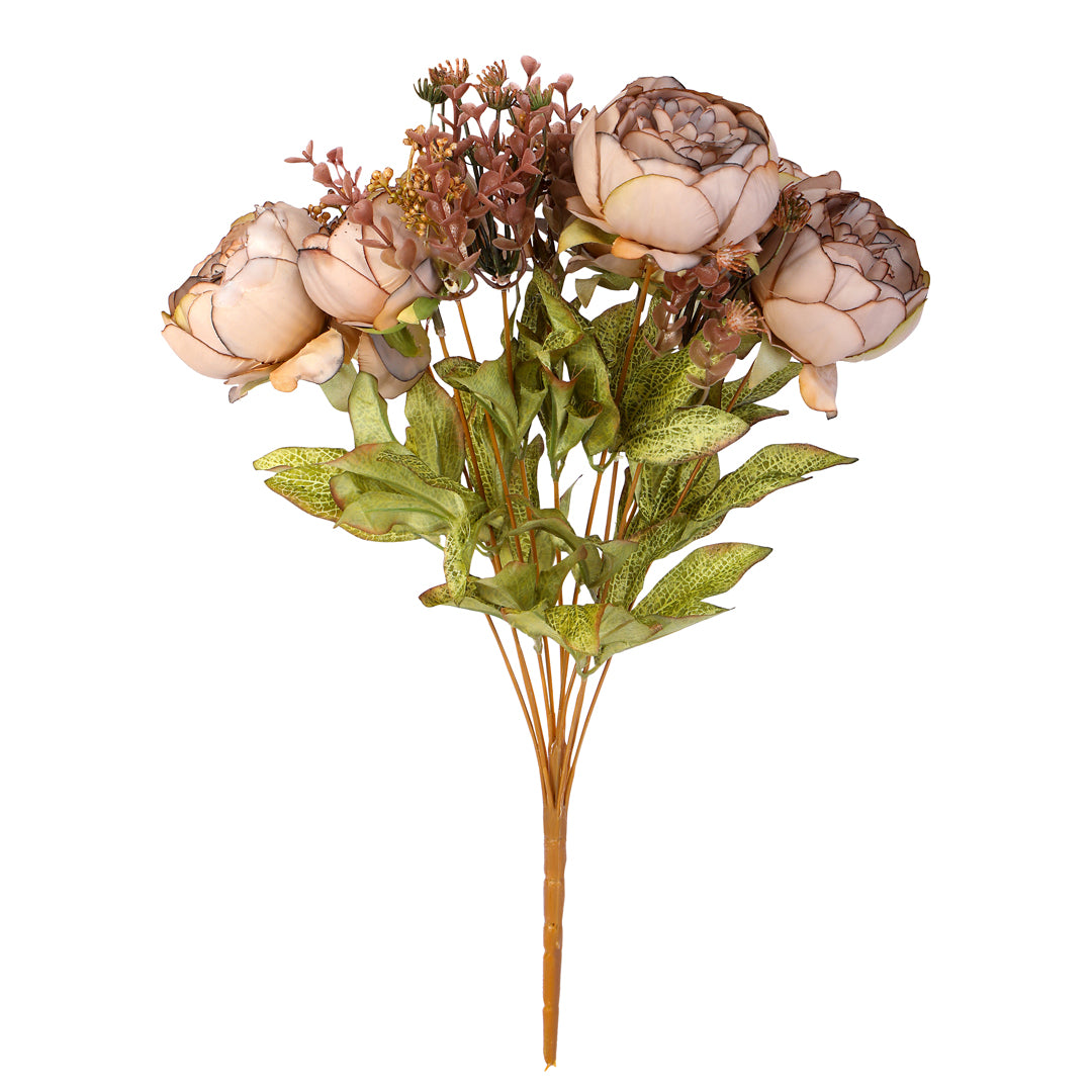 Flower Bunch - Peony Beige 1- The Home Co.