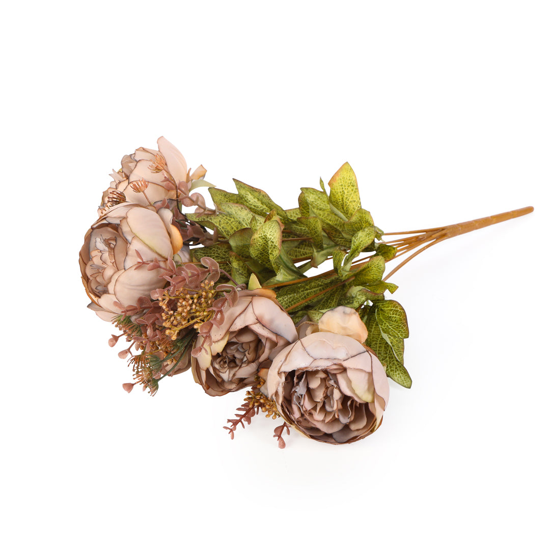 Flower Bunch - Peony Beige 3- The Home Co.