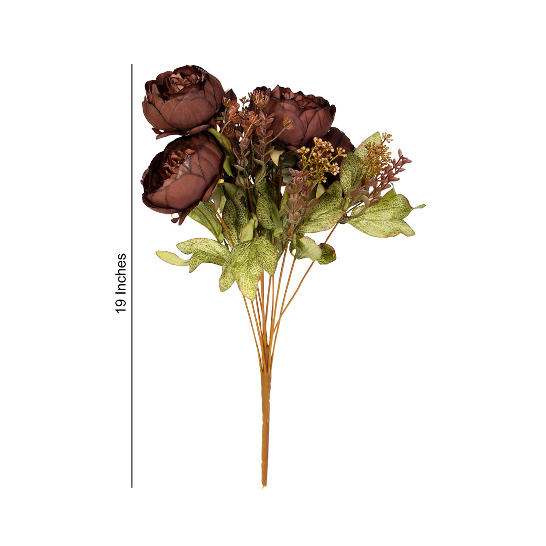 Flower Bunch - Peony Brown 2- The Home Co.