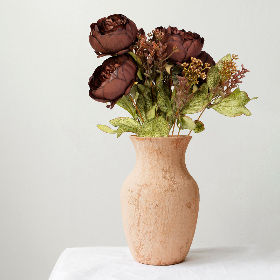 Flower Bunch - Peony Brown - The Home Co.