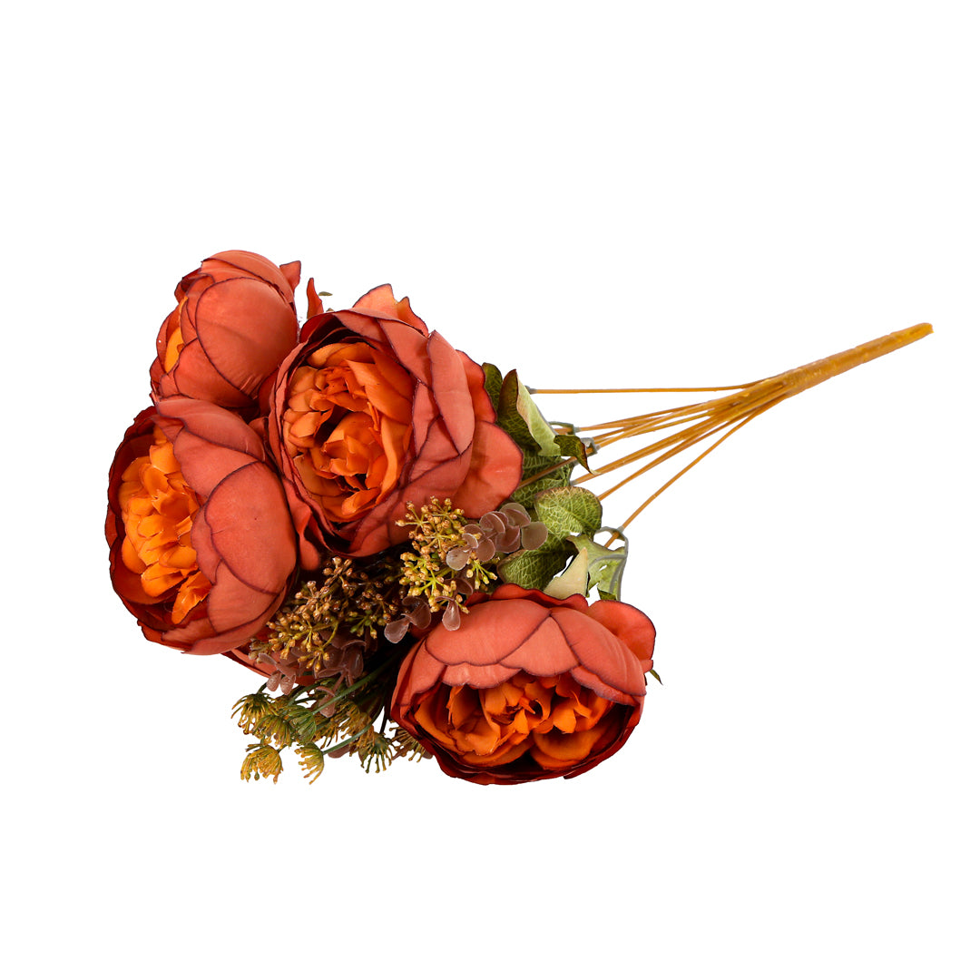 Flower Bunch - Peony Rust 4- The Home Co.
