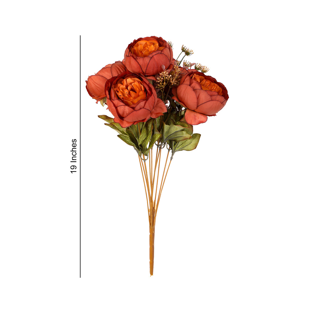 Flower Bunch - Peony Rust 2- The Home Co.