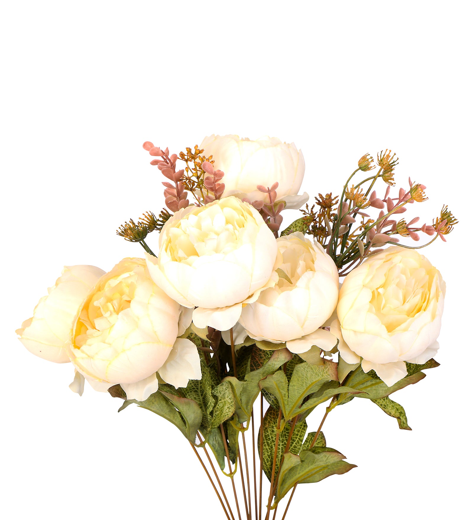 Flower Bunch - Peony White 2- The Home Co.